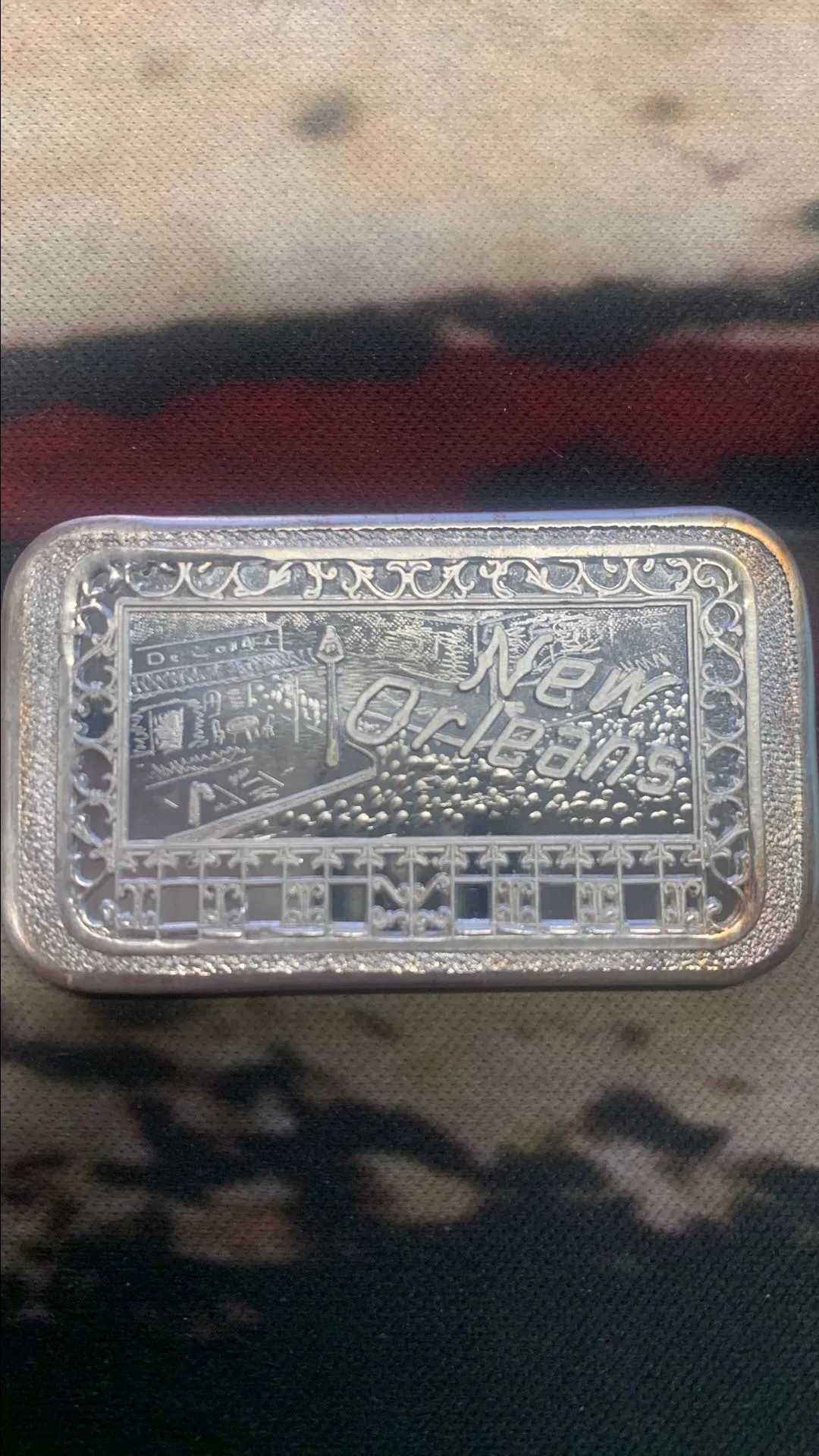Product image for 1970's New Orleans Mother Lode Mint 1 oz .999 silver