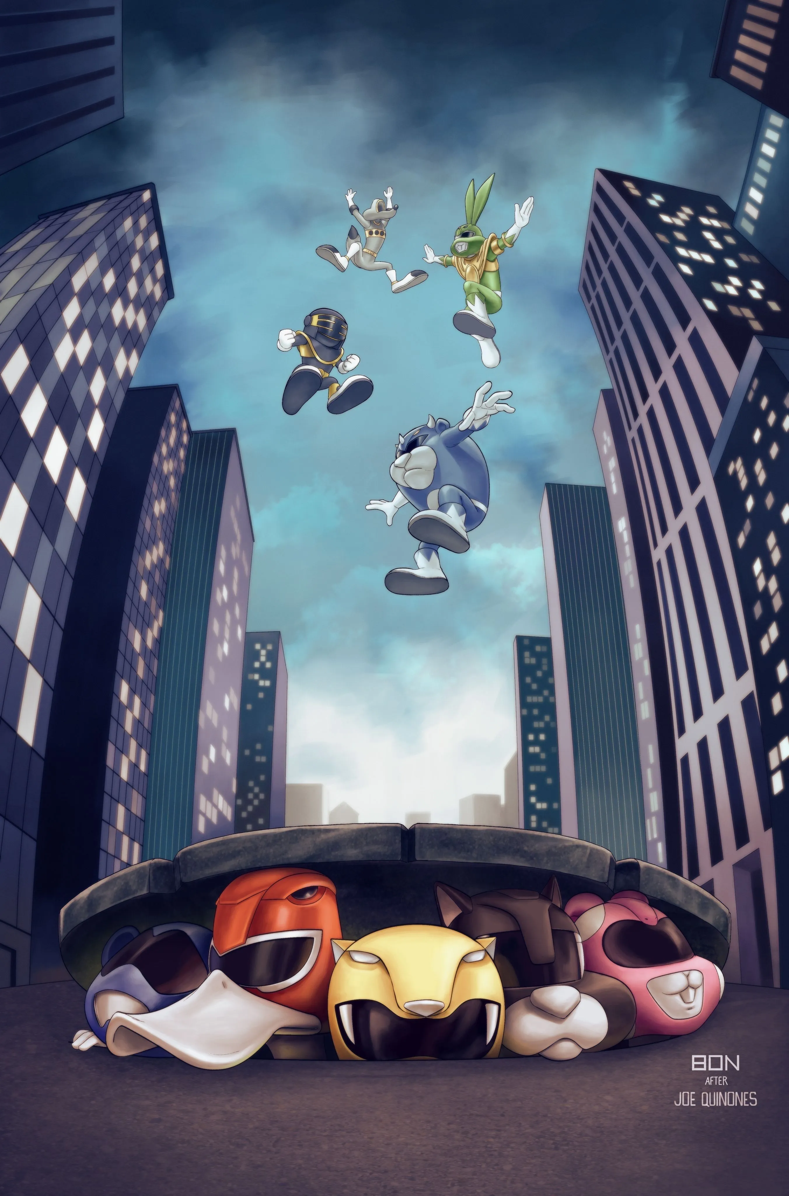 Product image for Power Ninja Toons #1 MEGACON EXCLUSIVE