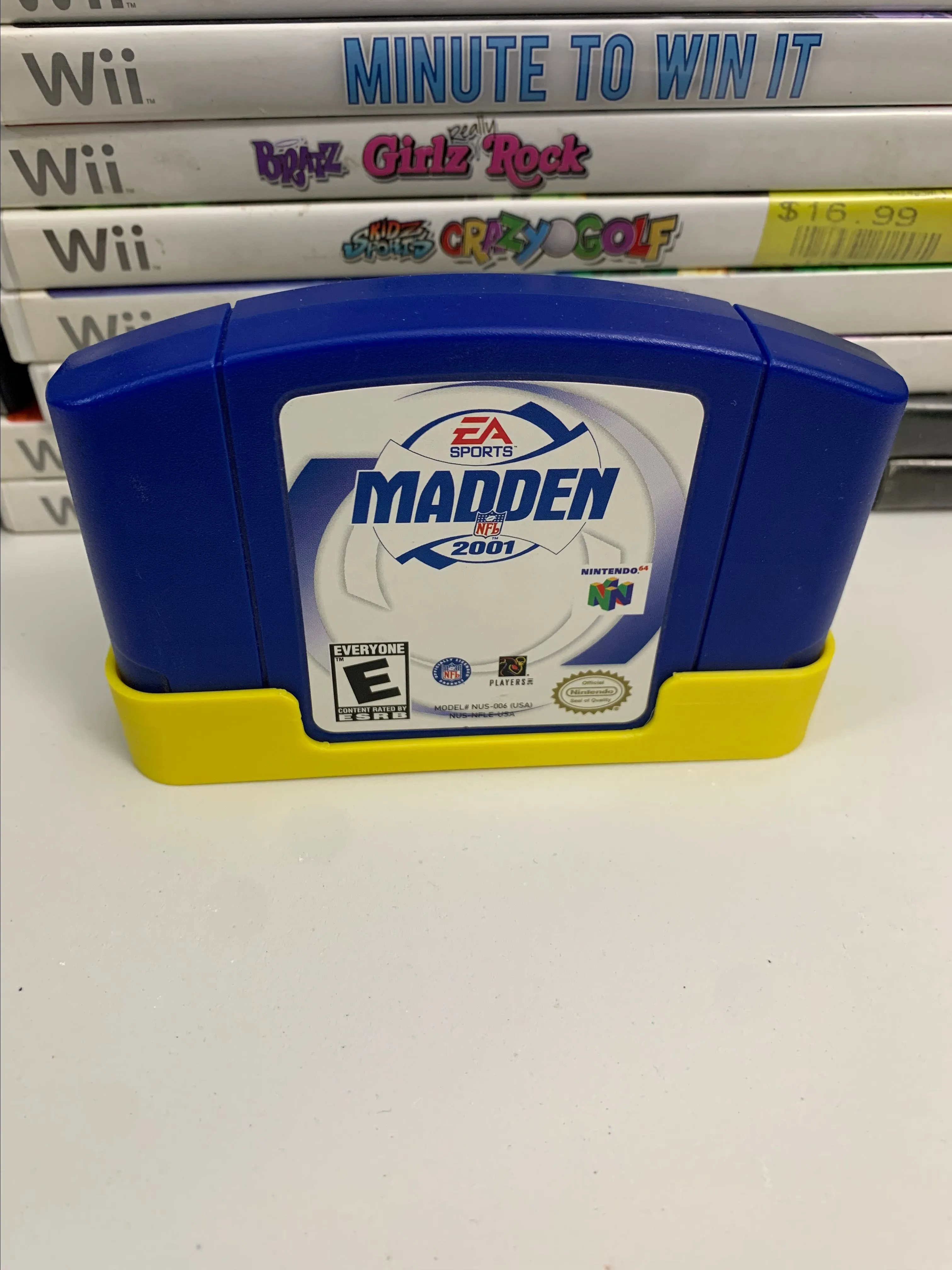 Product image for N64 Nintendo 64 Dust Cover YELLOW with LOGO / other COLORS AVAILABLE!