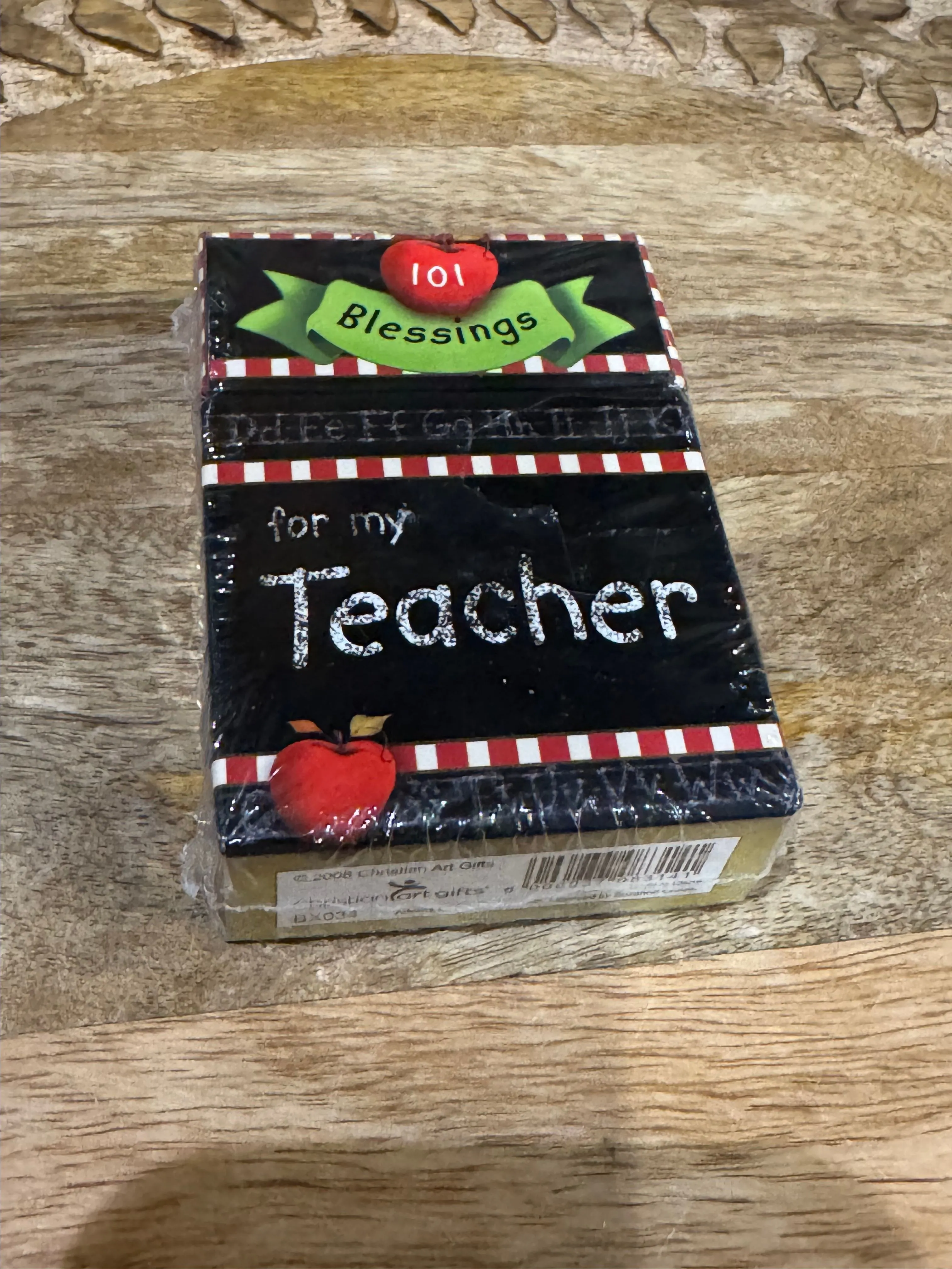 Product image for 101 blessings for my teacher cards new old stock