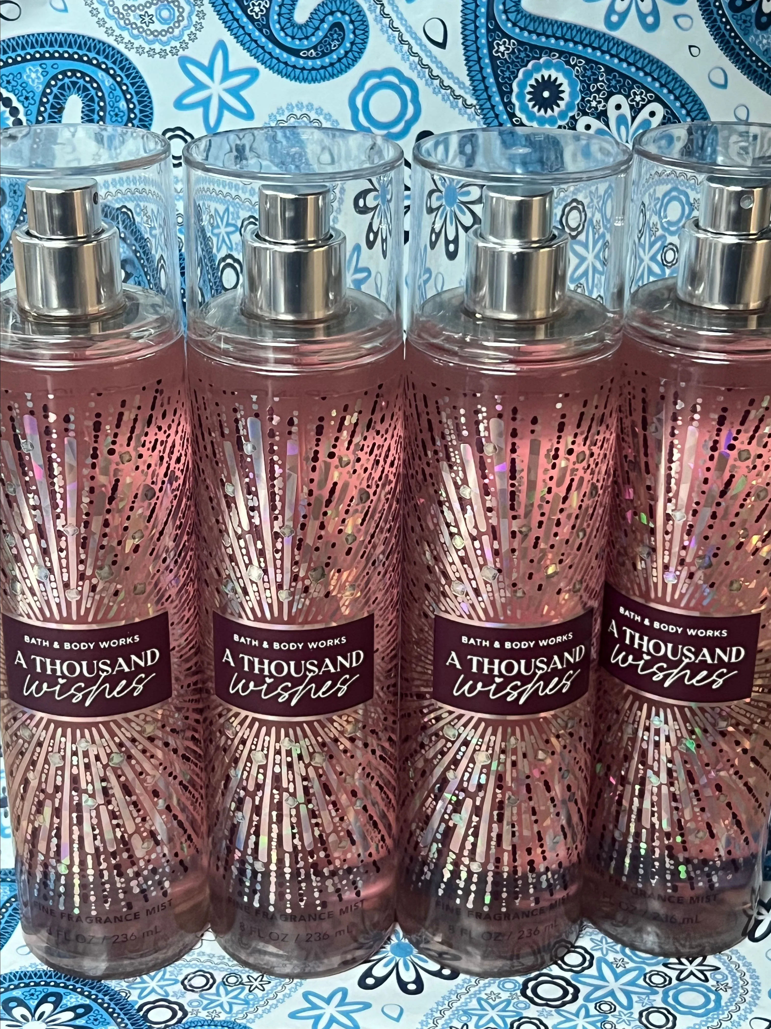 Product image for 4 Bath & Body Works A Thousand Wishes Fine Fragrance Mist Body Spray Perfume