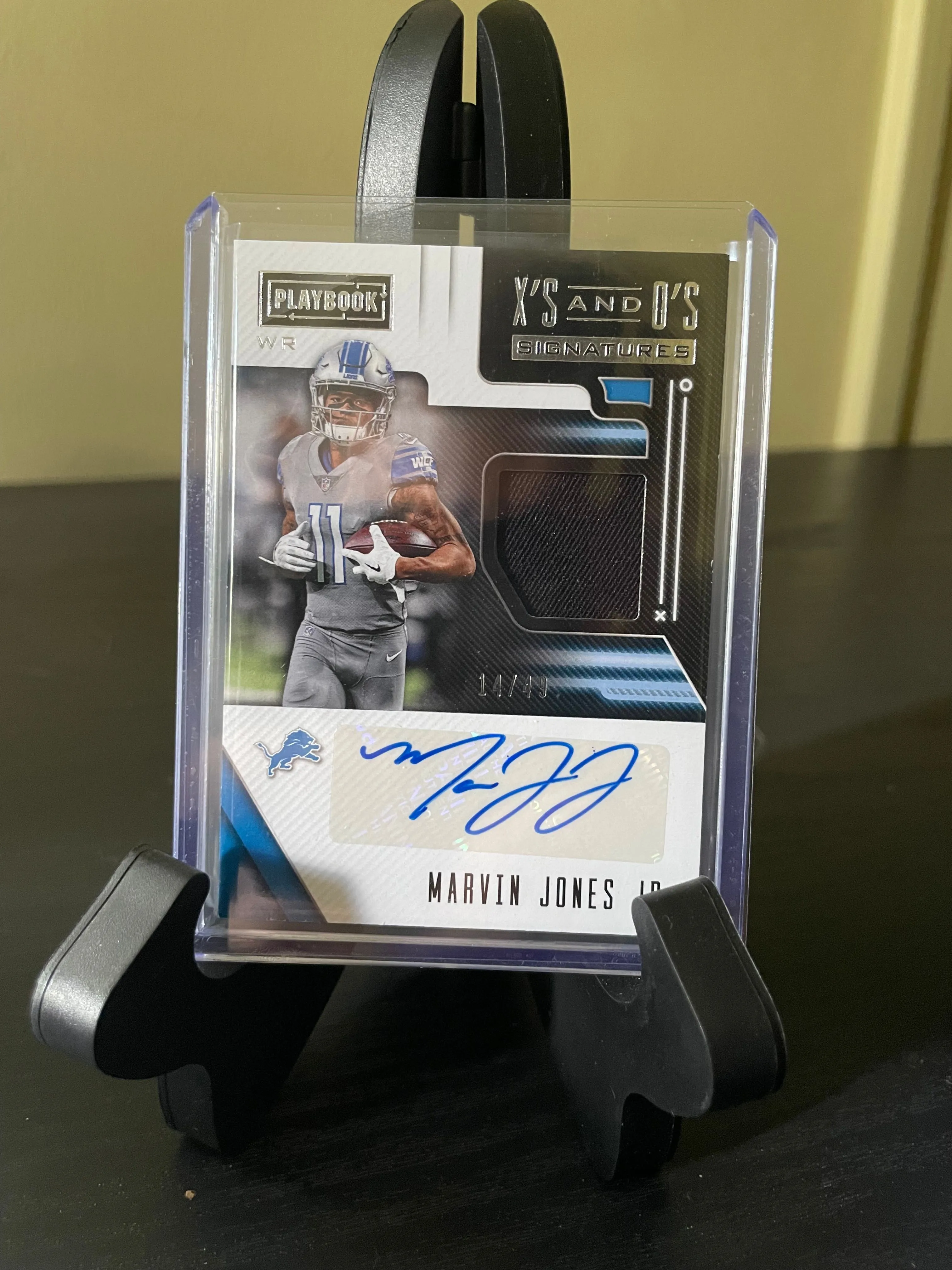 Product image for 2018 Playbook X’s and O’s Marvin Jones Jr. Patch Auto /49