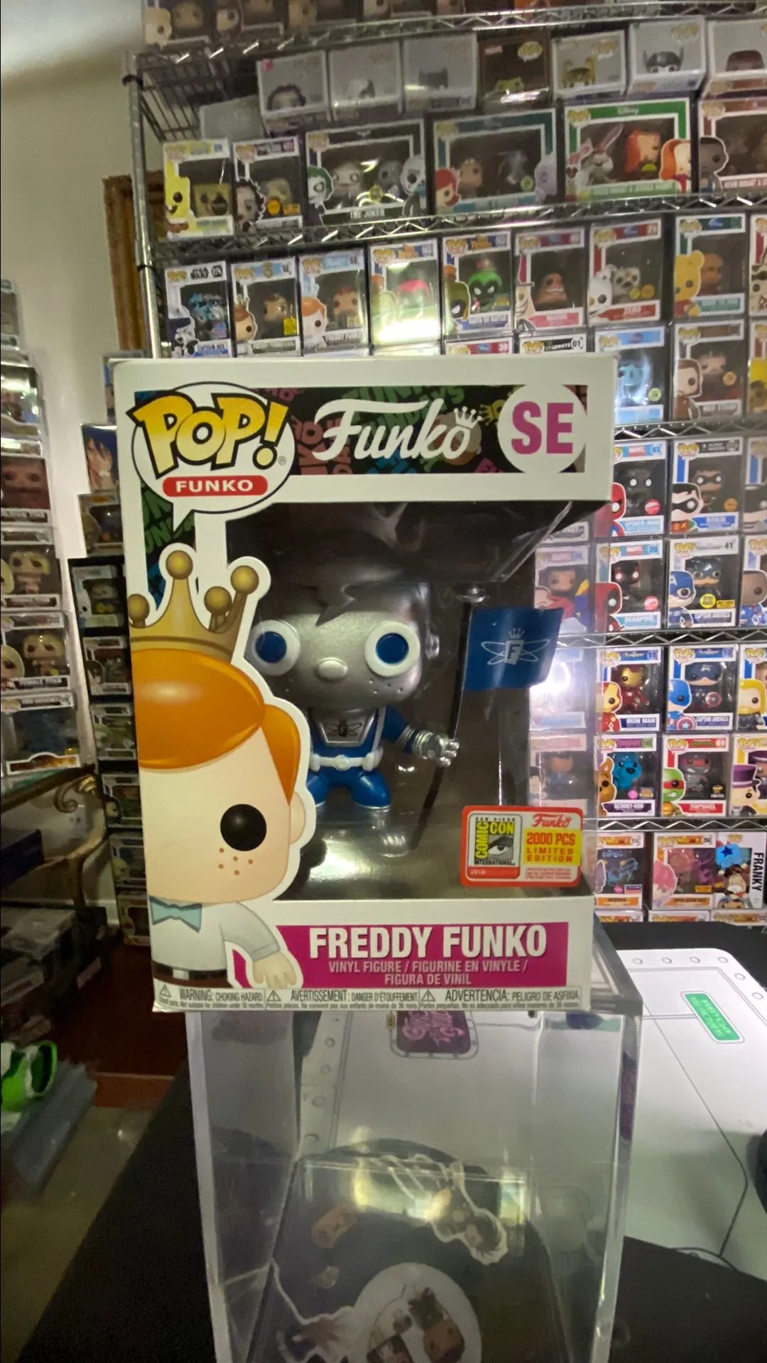 Product image for Freddy funko space robot silver 2000 pcs