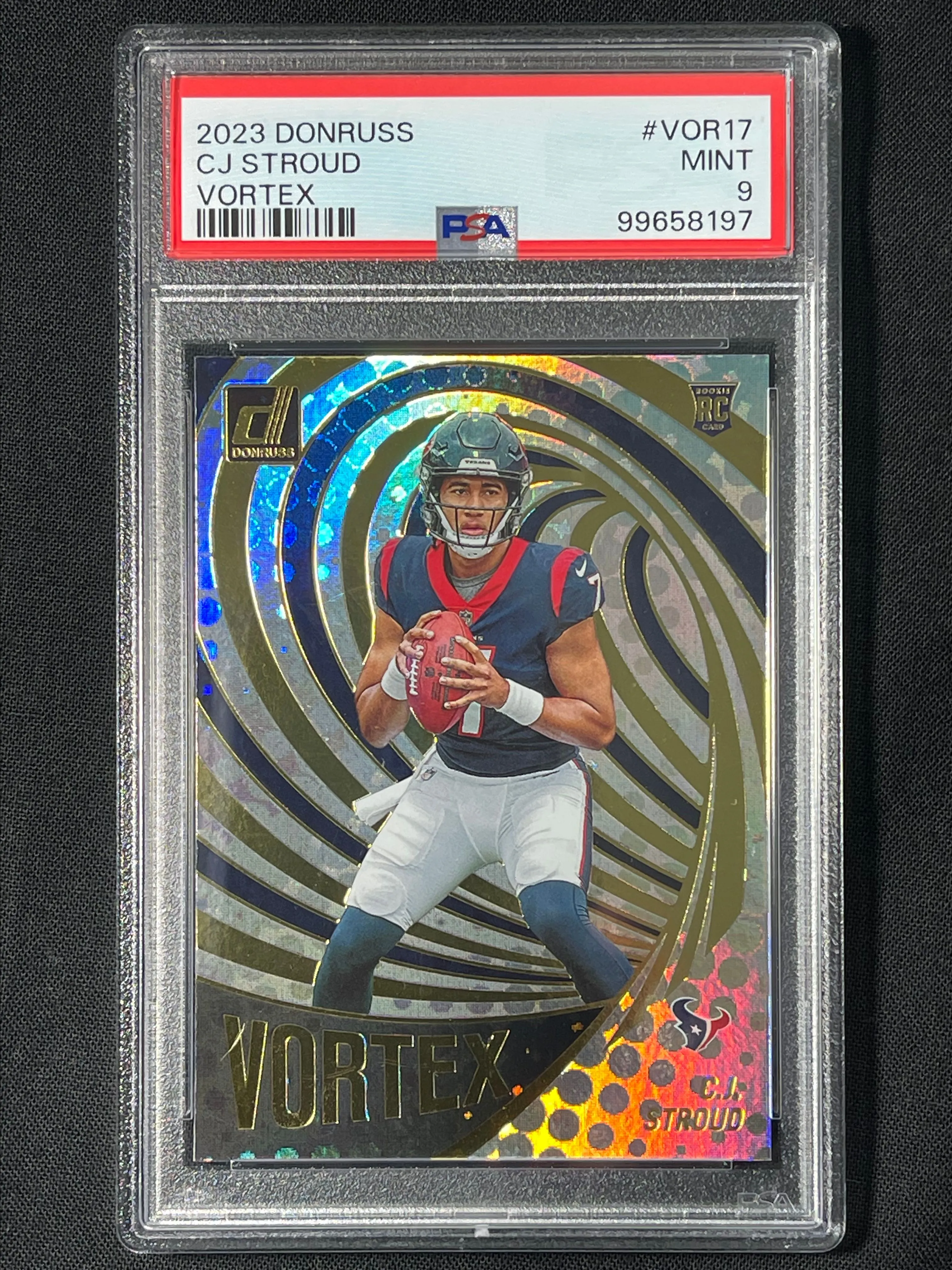 CJ STROUD 2023 Panini Donruss Vortex #VOR-17 RC PSA 9 ROOKIE CARD GRADED  MINT  Whatnot: Shop, Sell, Connect