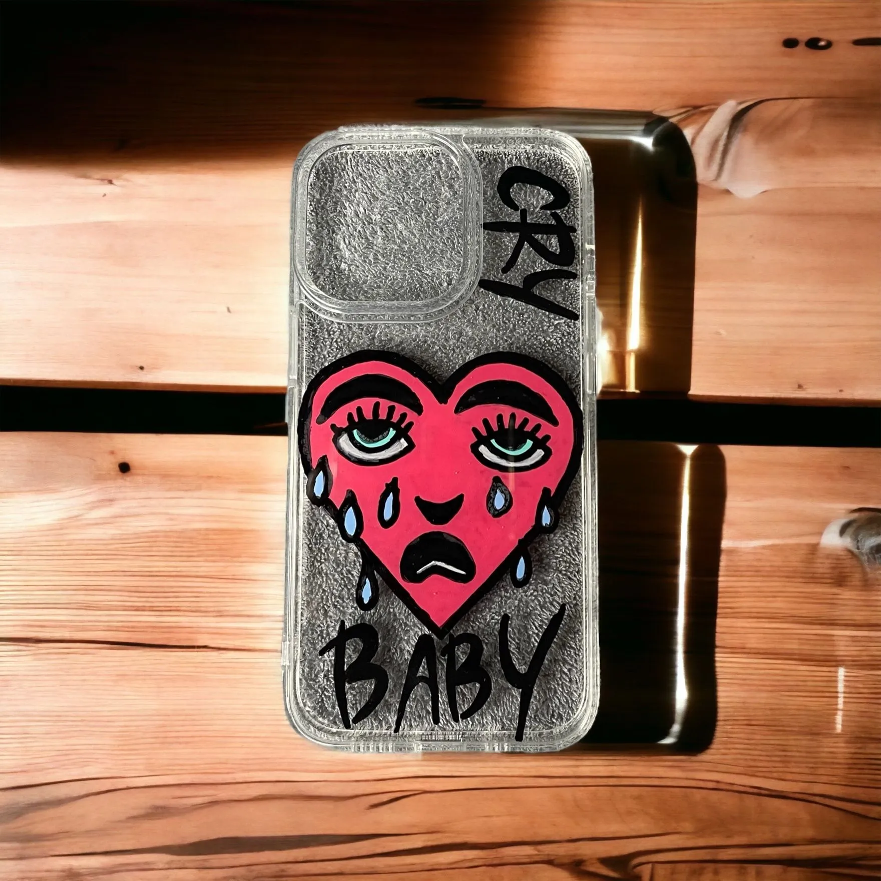 Product image for Cry Baby Crying Heart phone case