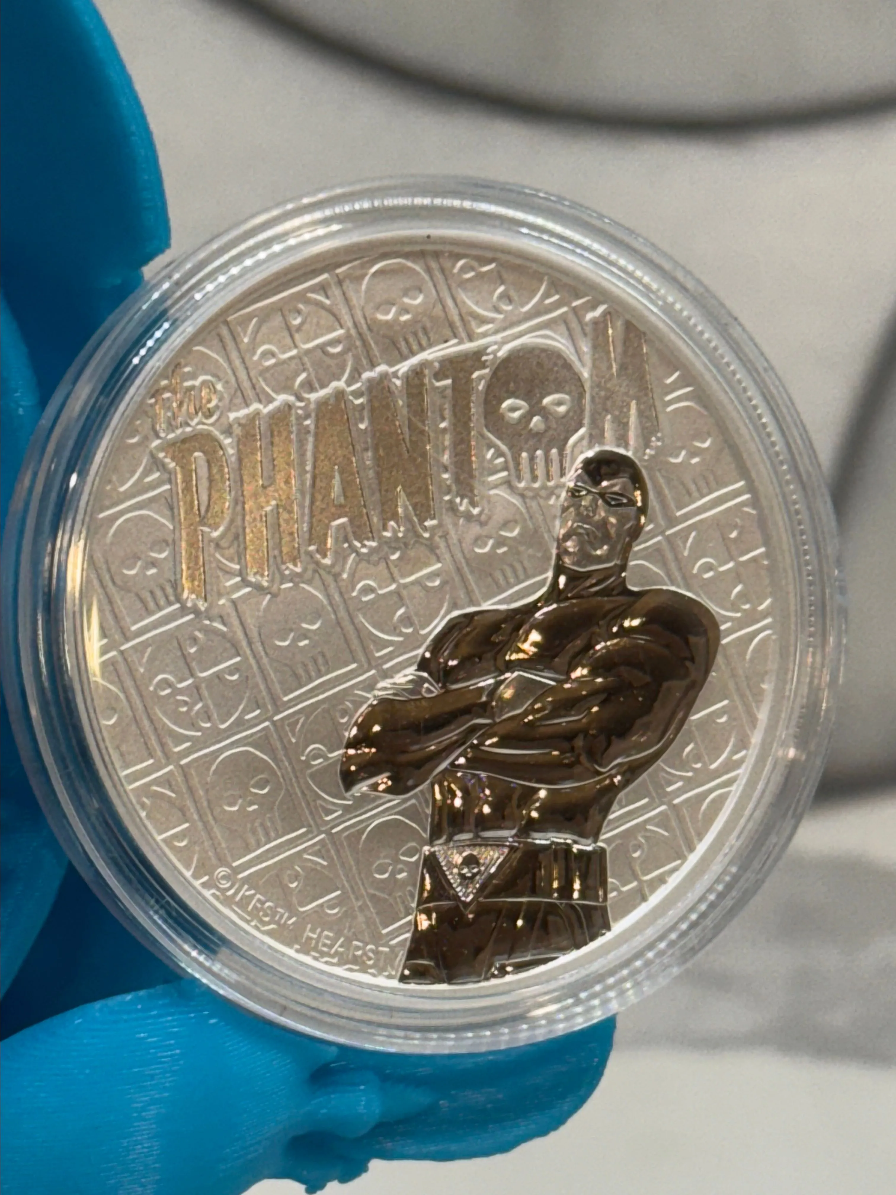 Product image for Tuvalu $1 2022 the Phantom 1oz .999 Fine Silver