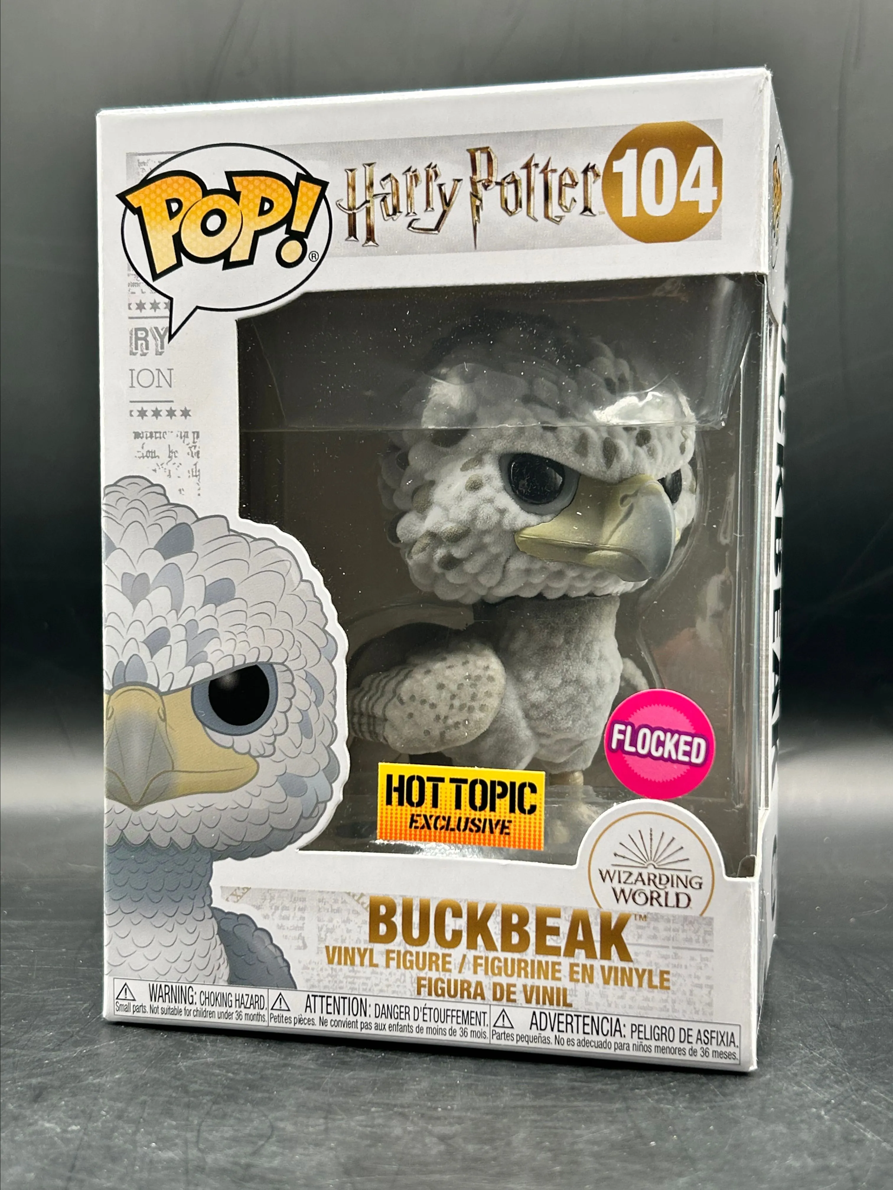 Product image for Buckbeak (Black Eyes) 104 Funko POP! w/Protector