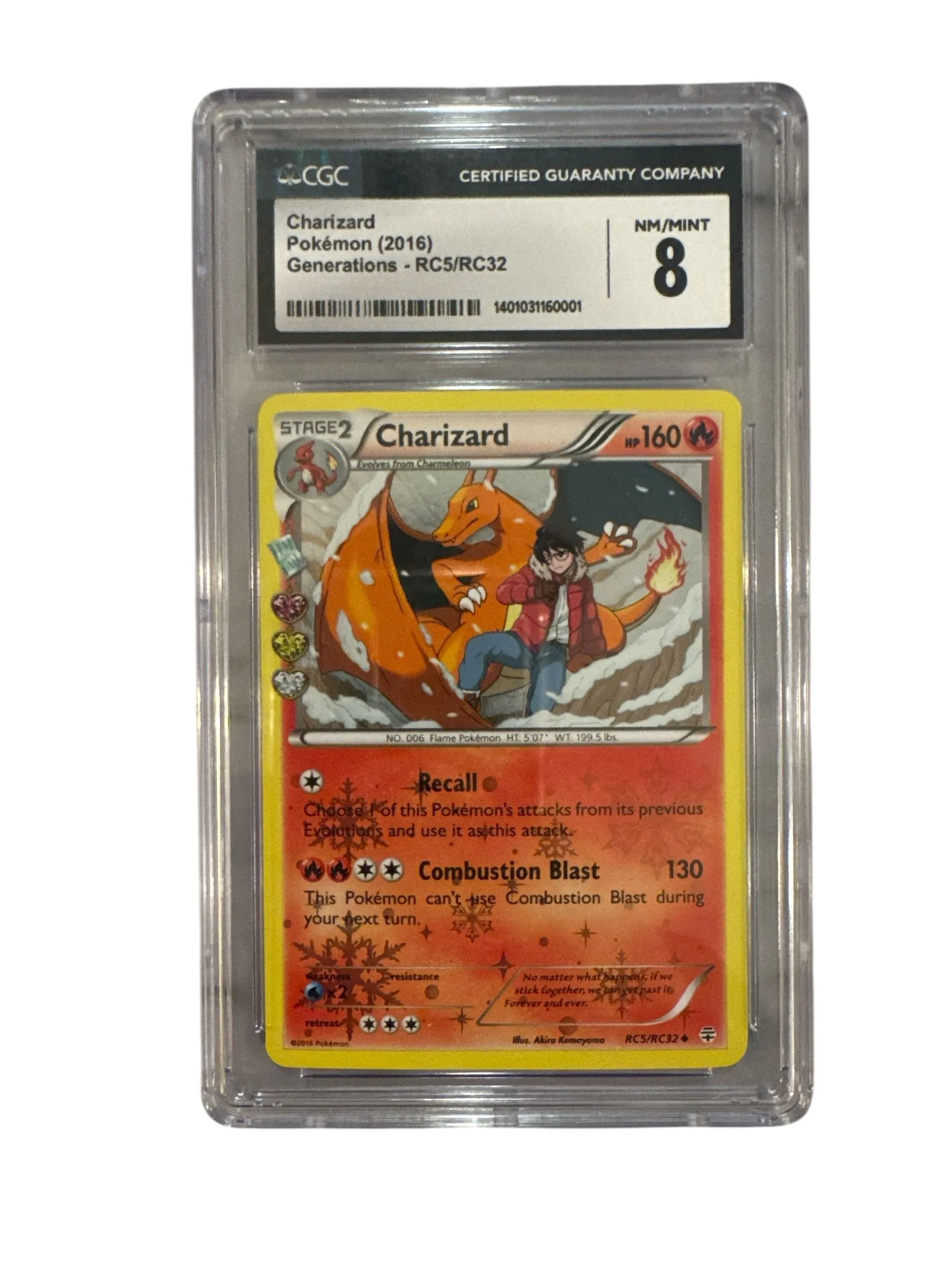 Product image for Pokémon Charizard English Generations RC5/RC32 CGC 8