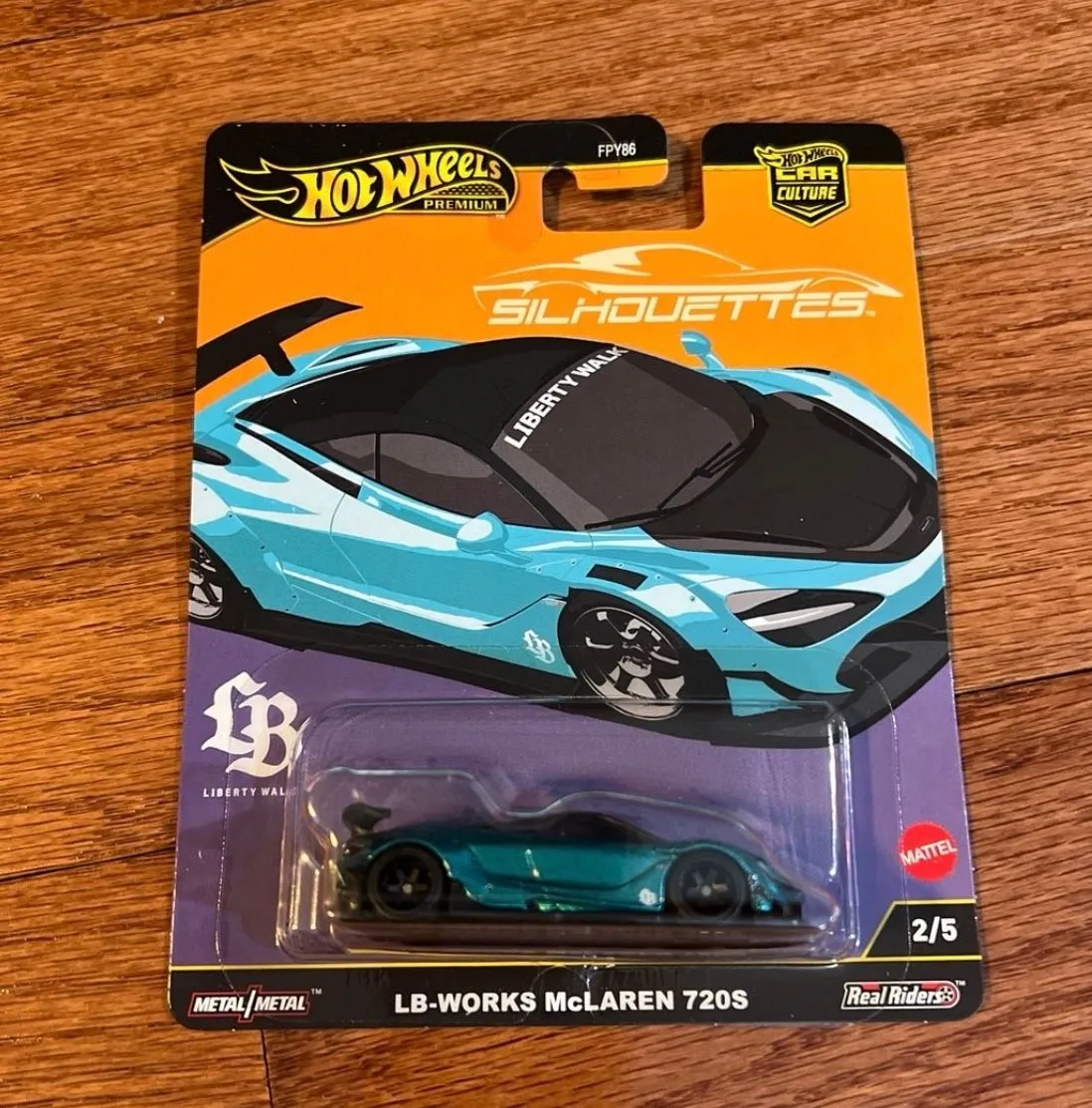 Product image for Hot Wheels Premium Car Culture Silhouettes LB-WORKS McLaren 720S
