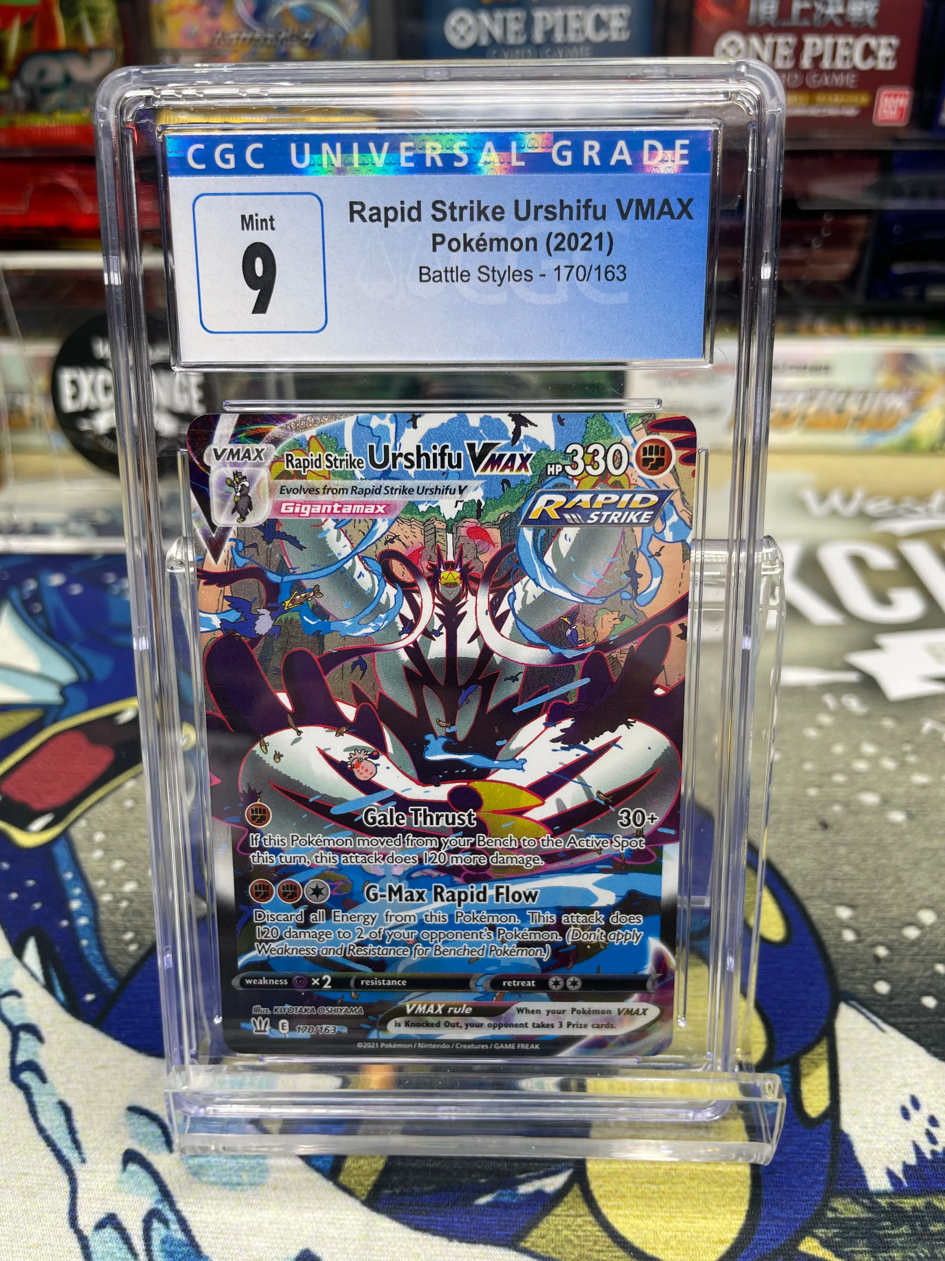 rapid strike urshifu vmax pokemon card 401 Games Canada - Rapid Strike Urshifu VMAX - TG30/TG30