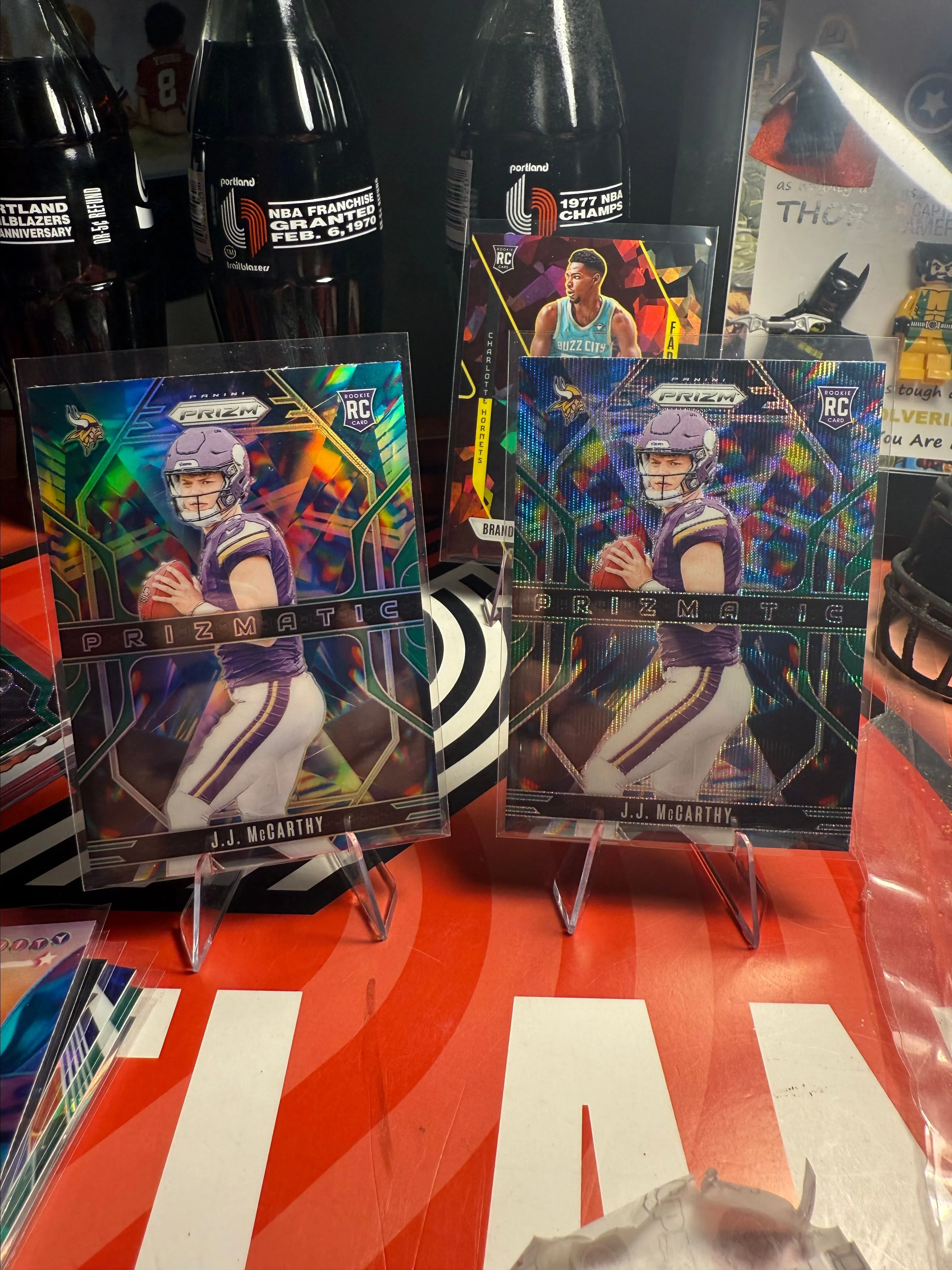 Product image for JJ McCarthy green wave Prizm and green Prizm