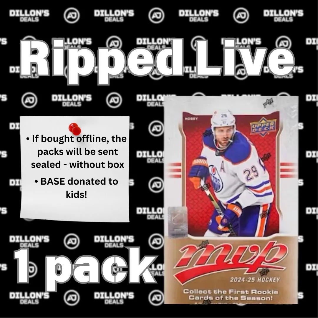 Product image for 2024/25 Upper Deck MVP Hockey Hobby *Pack*