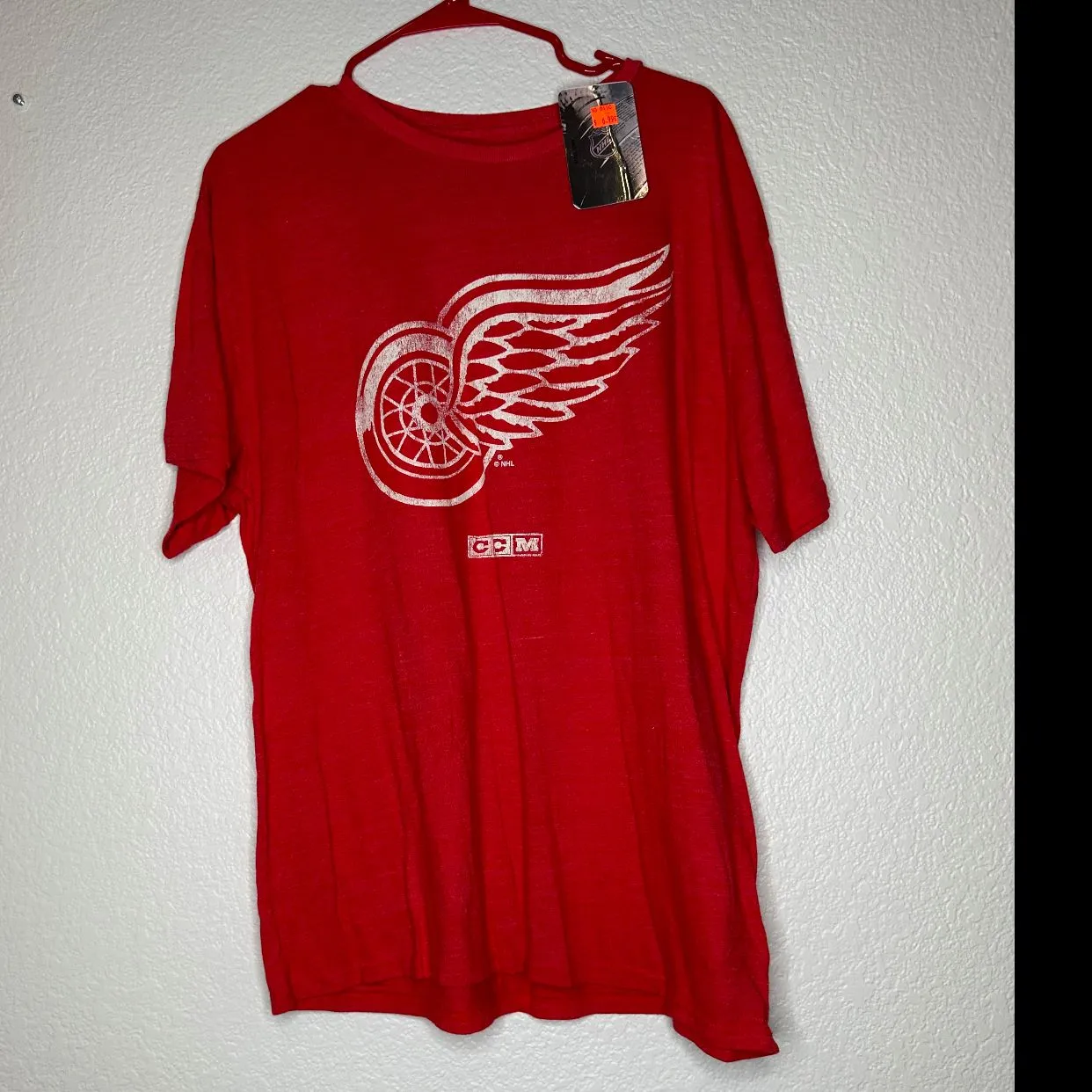 Product image for vintage CCM Redwings Tee