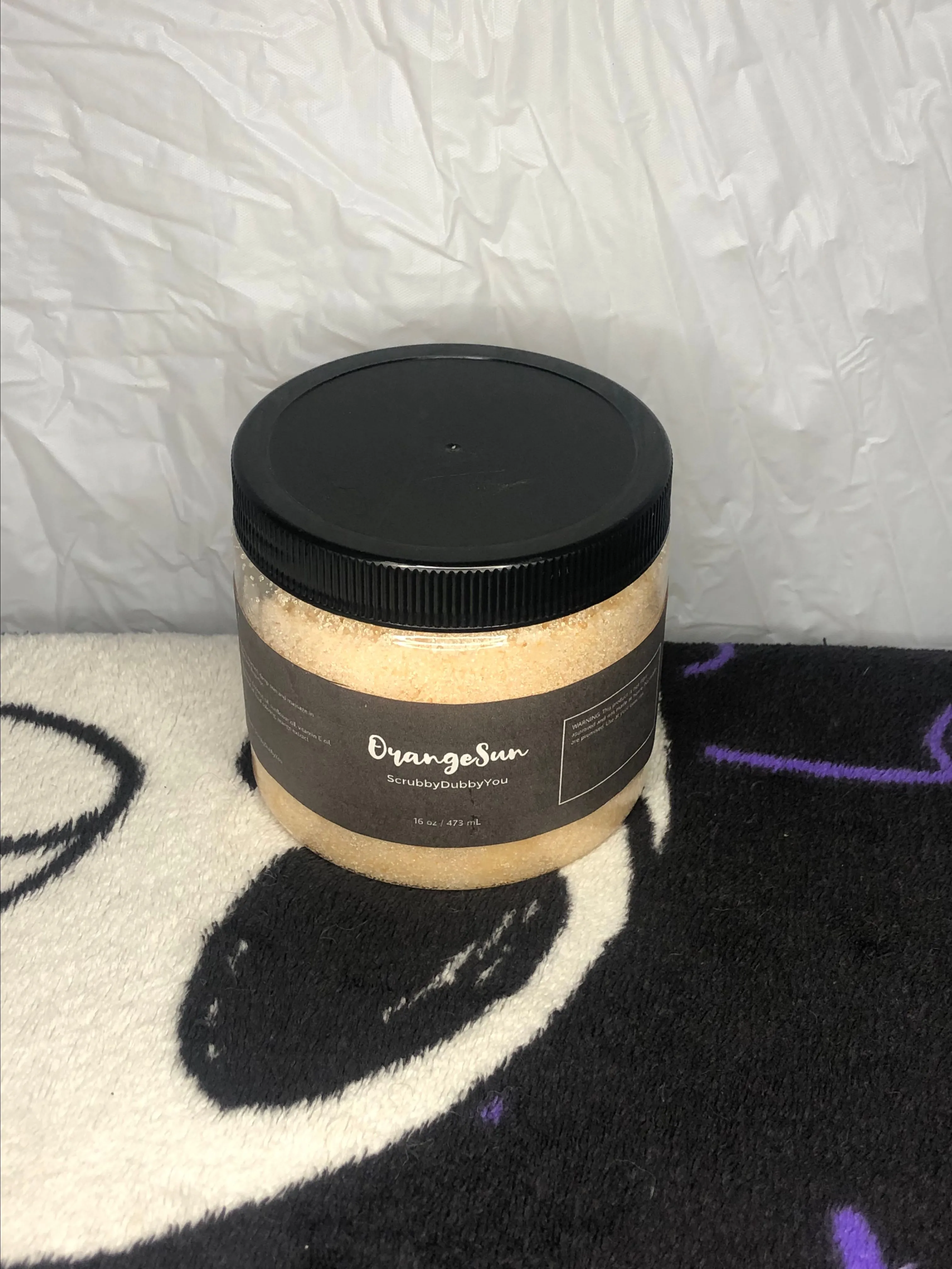 Product image for Orange Scented All Natural Organic Body Scrub