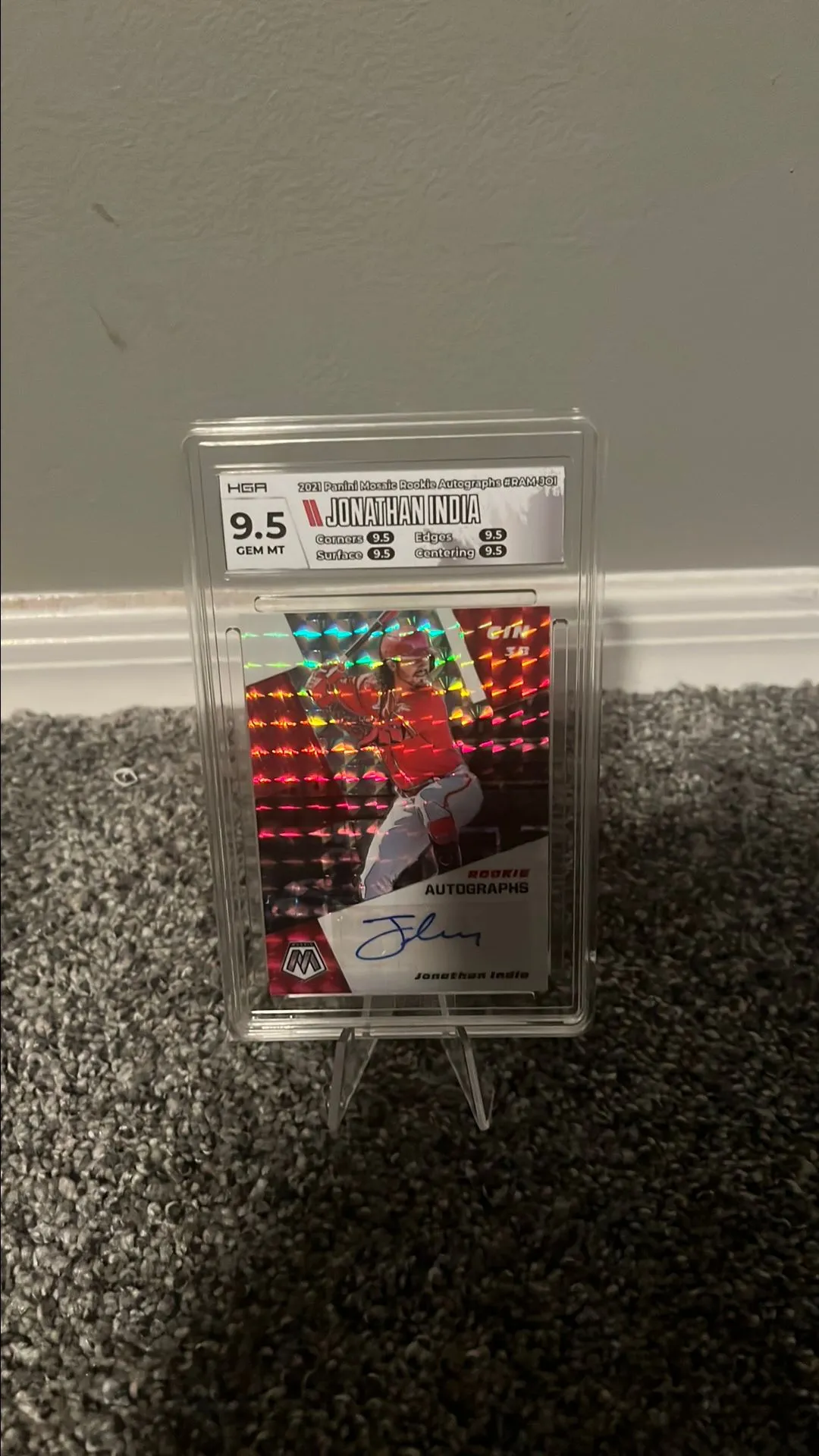 Product image for Jonathan India HGA 9.5 Rookie Auto