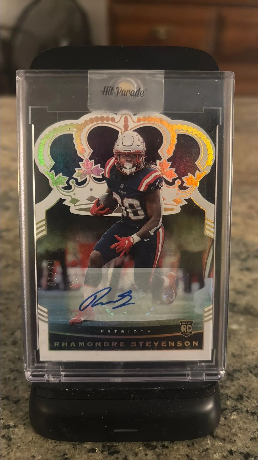 Product image for Rhamondre Stevenson Rookie Auto /10