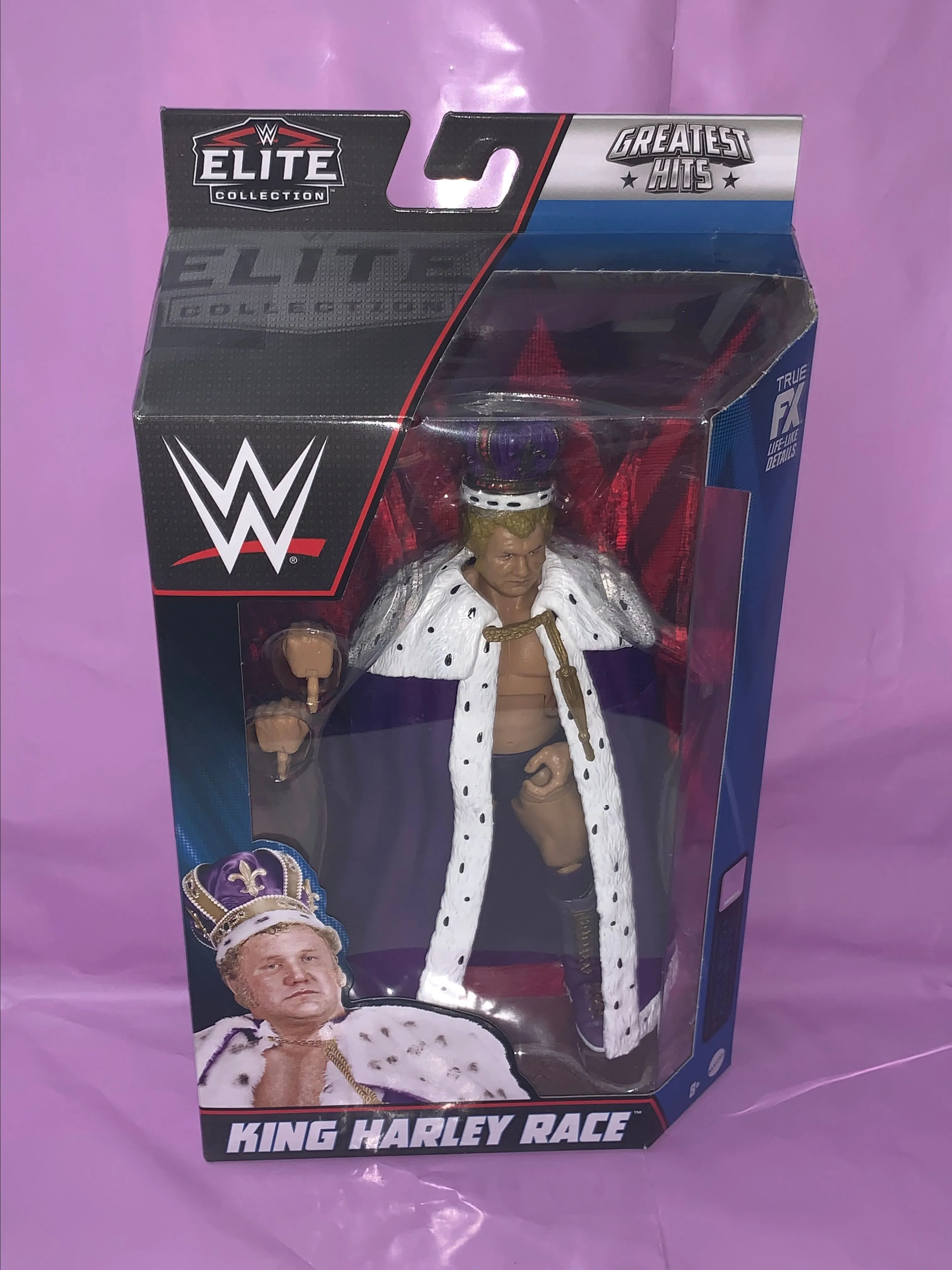 Product image for WWE King Harley Race Elite Figure Greatest Hits Figure Mattel