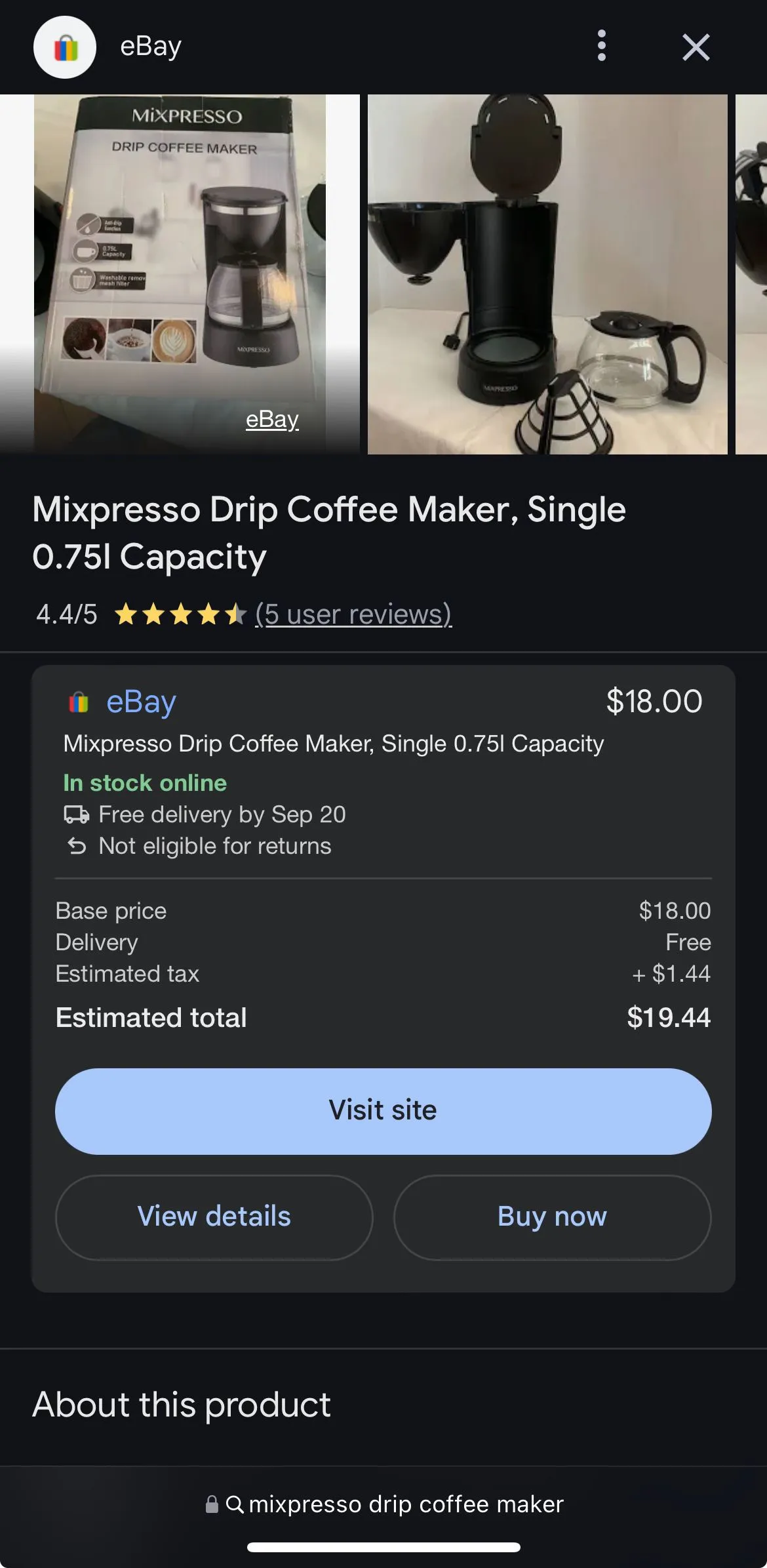 Listing Image Blurred Background