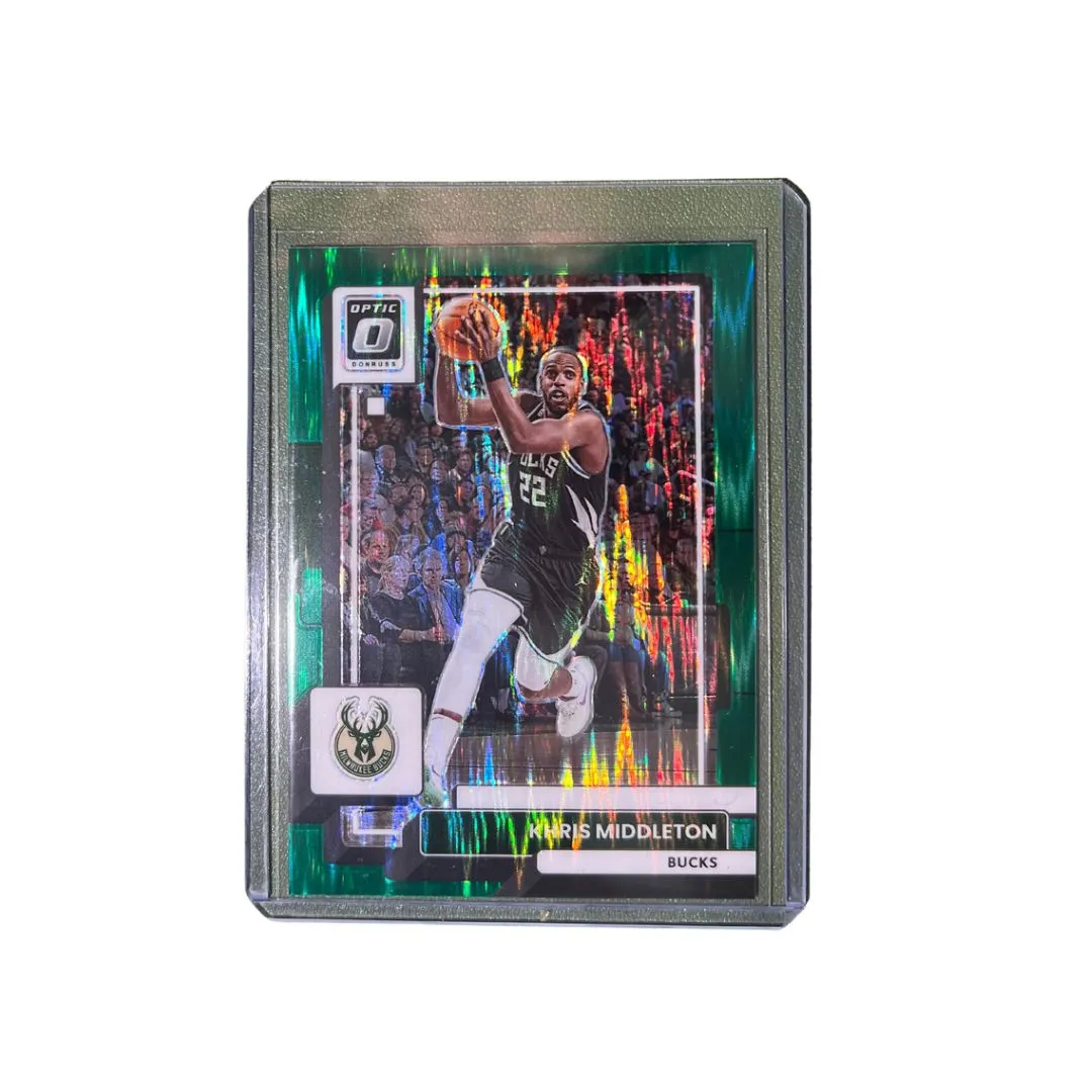 Product image for 2022-23 Donruss Optic Khris Middleton Green Shock Prizm