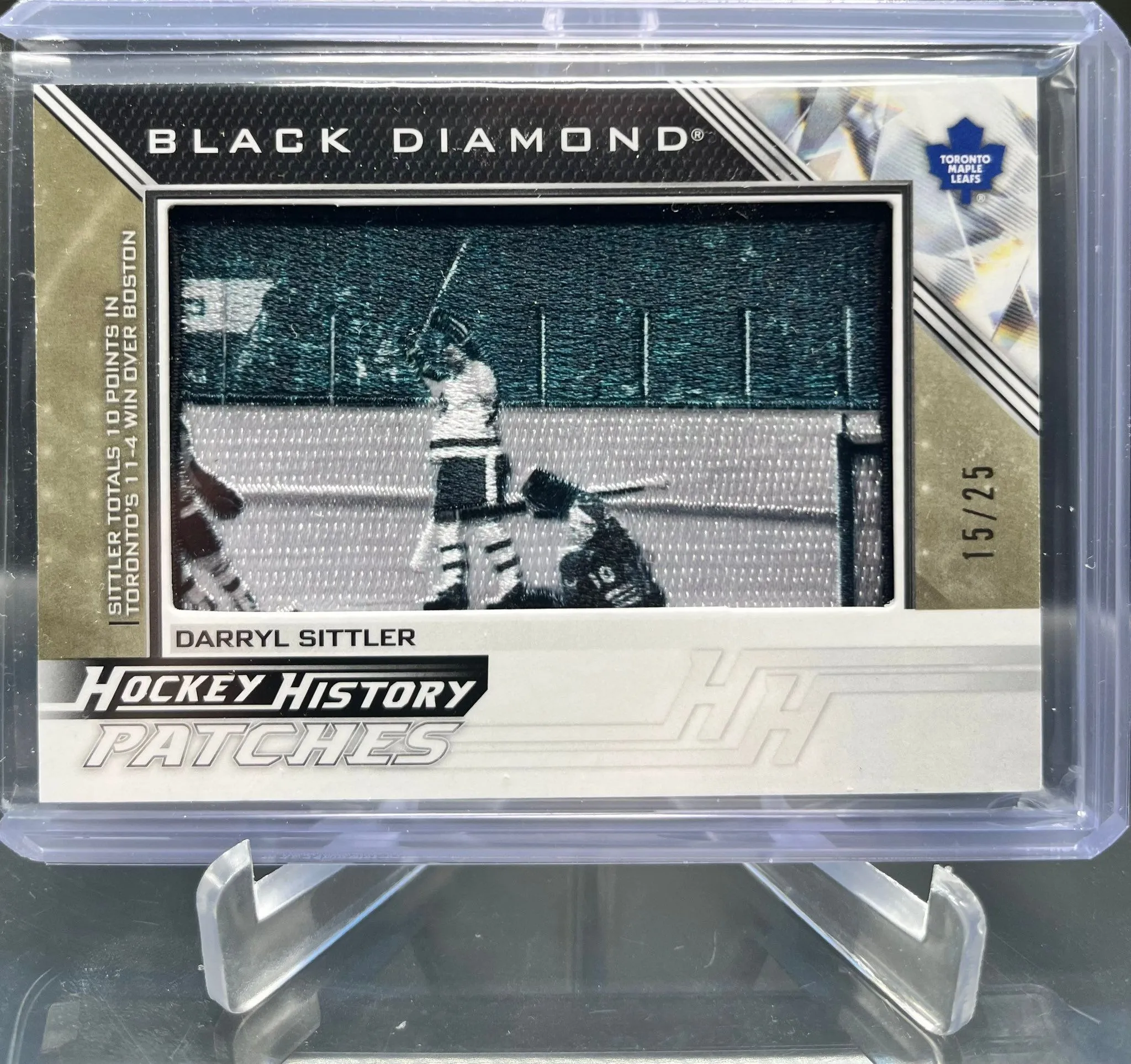 Product image for Darryl Sittler Hockey History Patch /25