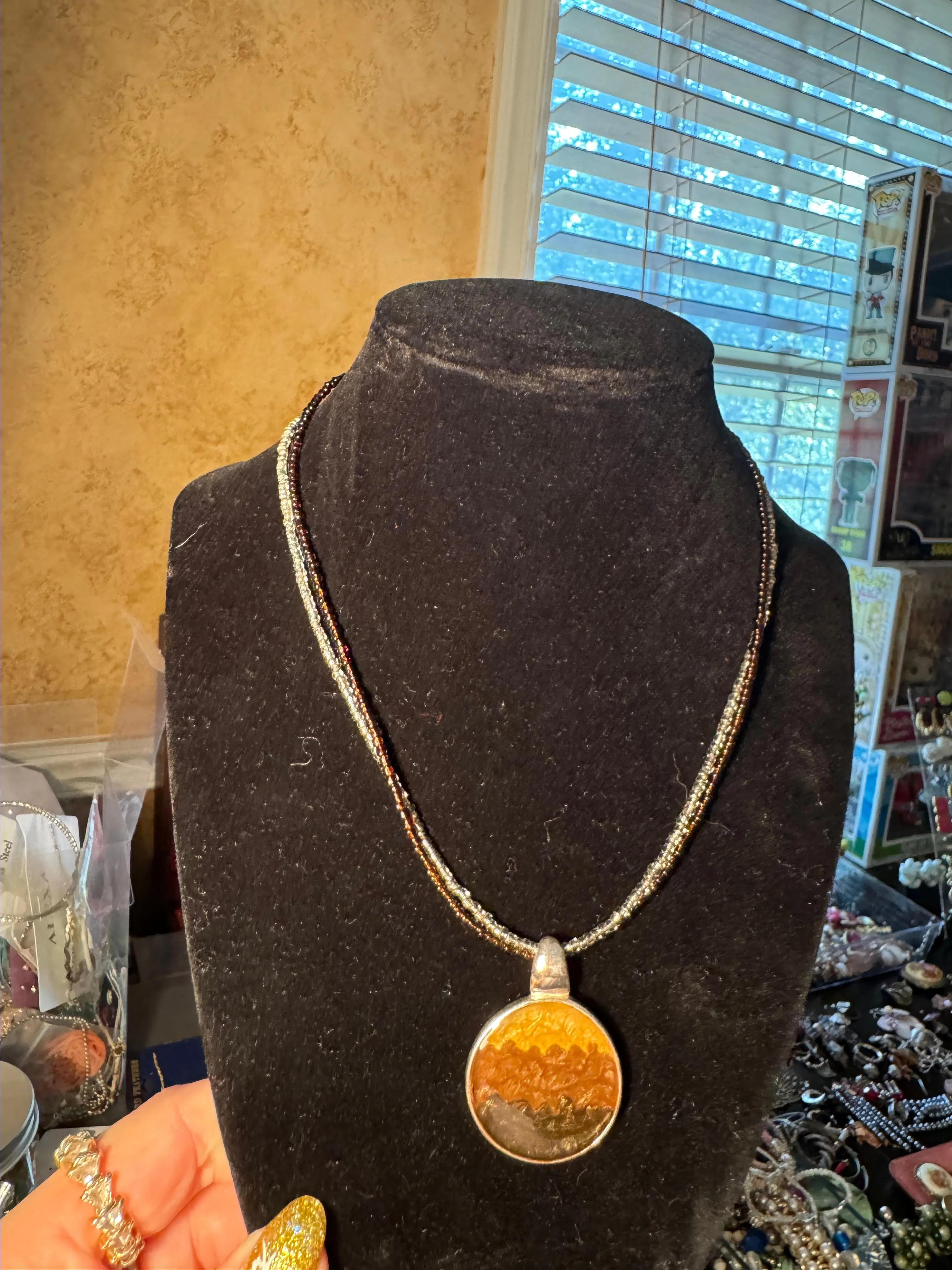 Product image for kc signed pendant necklace