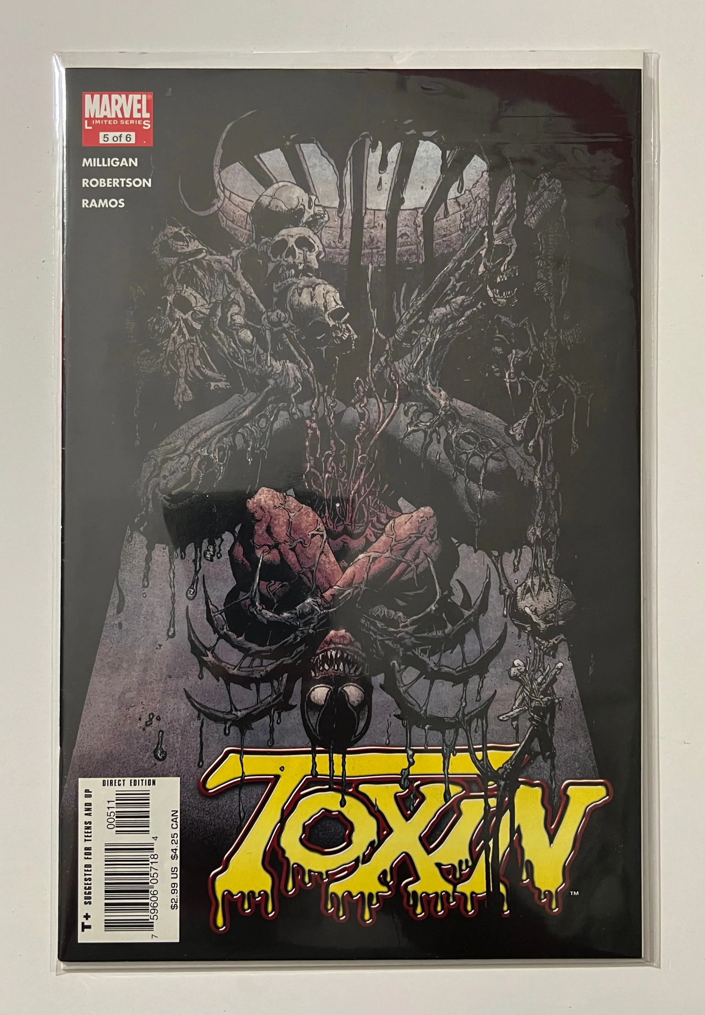 Product image for TOXIN 5 SON OF CARNAGE BISLEY COVER