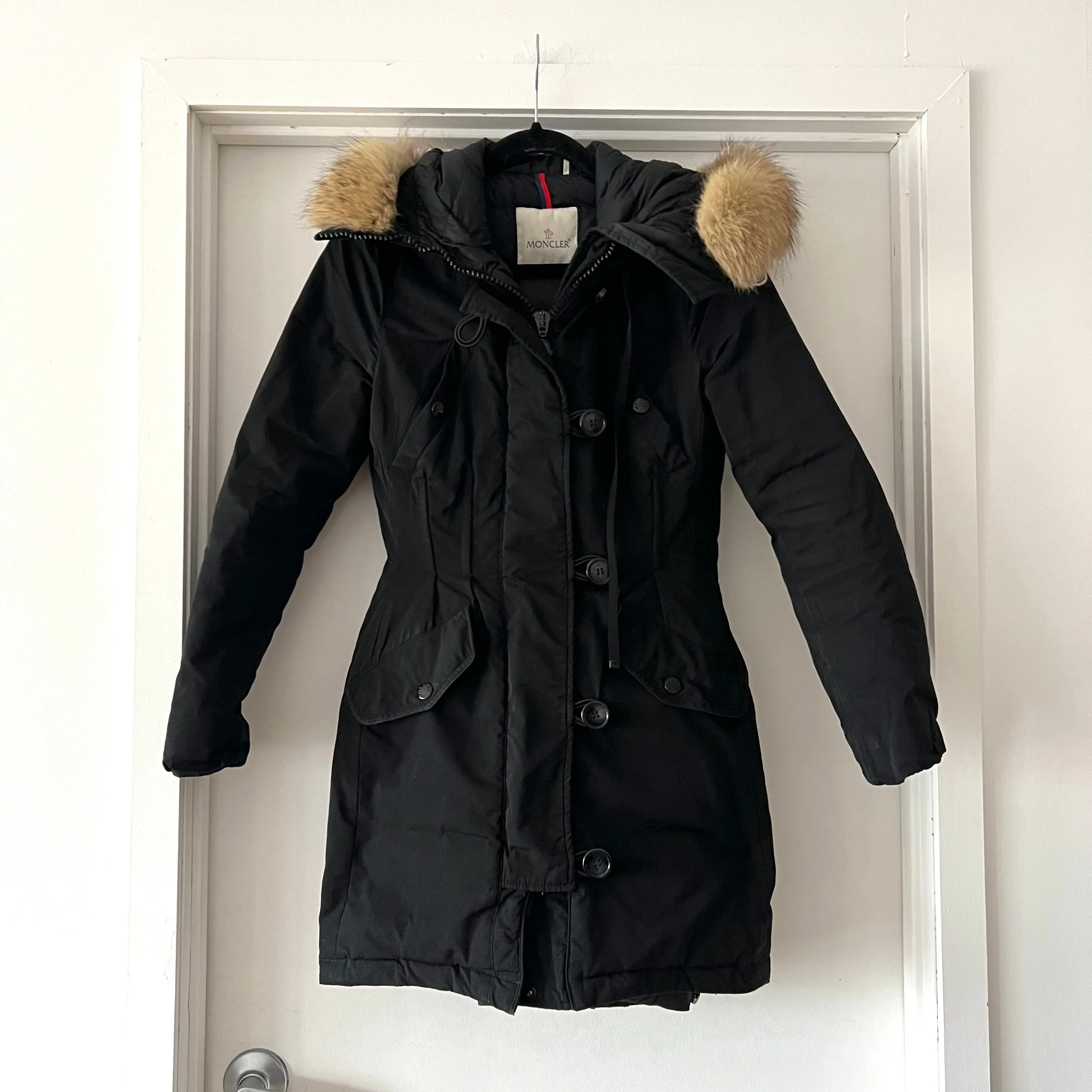 MONCLER Aredhel Fur-Trimmed Down Coat size 1 S · Whatnot: Buy 