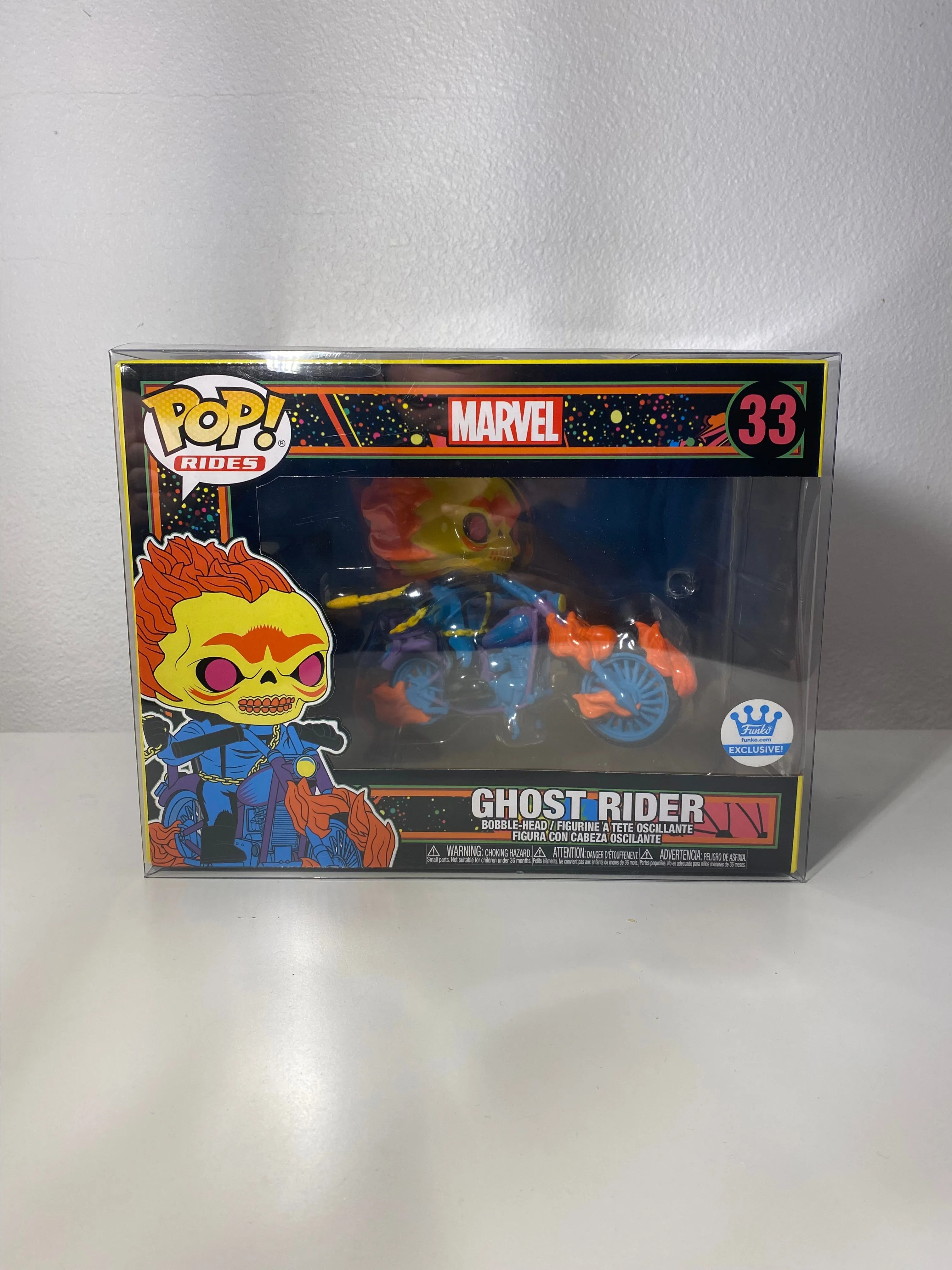 Product image for Ghost Rider Blacklight Funko Pop