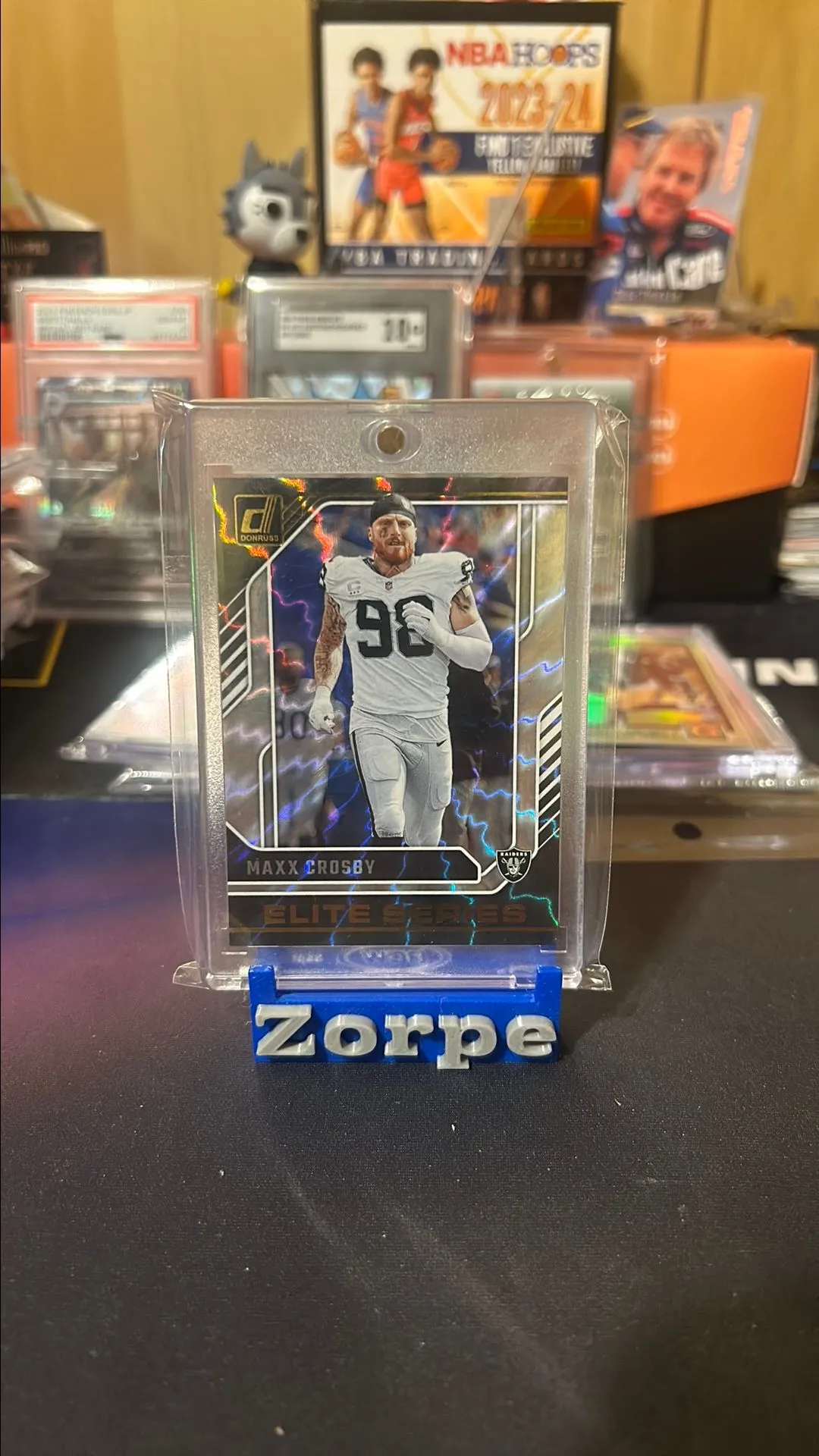 Product image for 2024 Donruss Max Crosby Elite Series Las Vegas Raiders Hologram #14