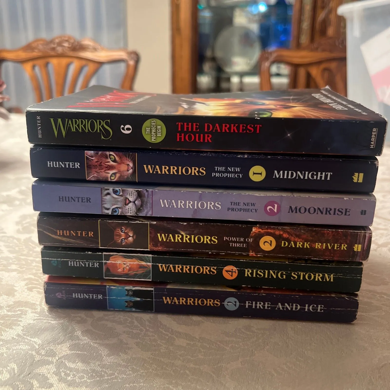 Product image for (Paperbacks) Warriors by Erin Hunter - Lot of 6