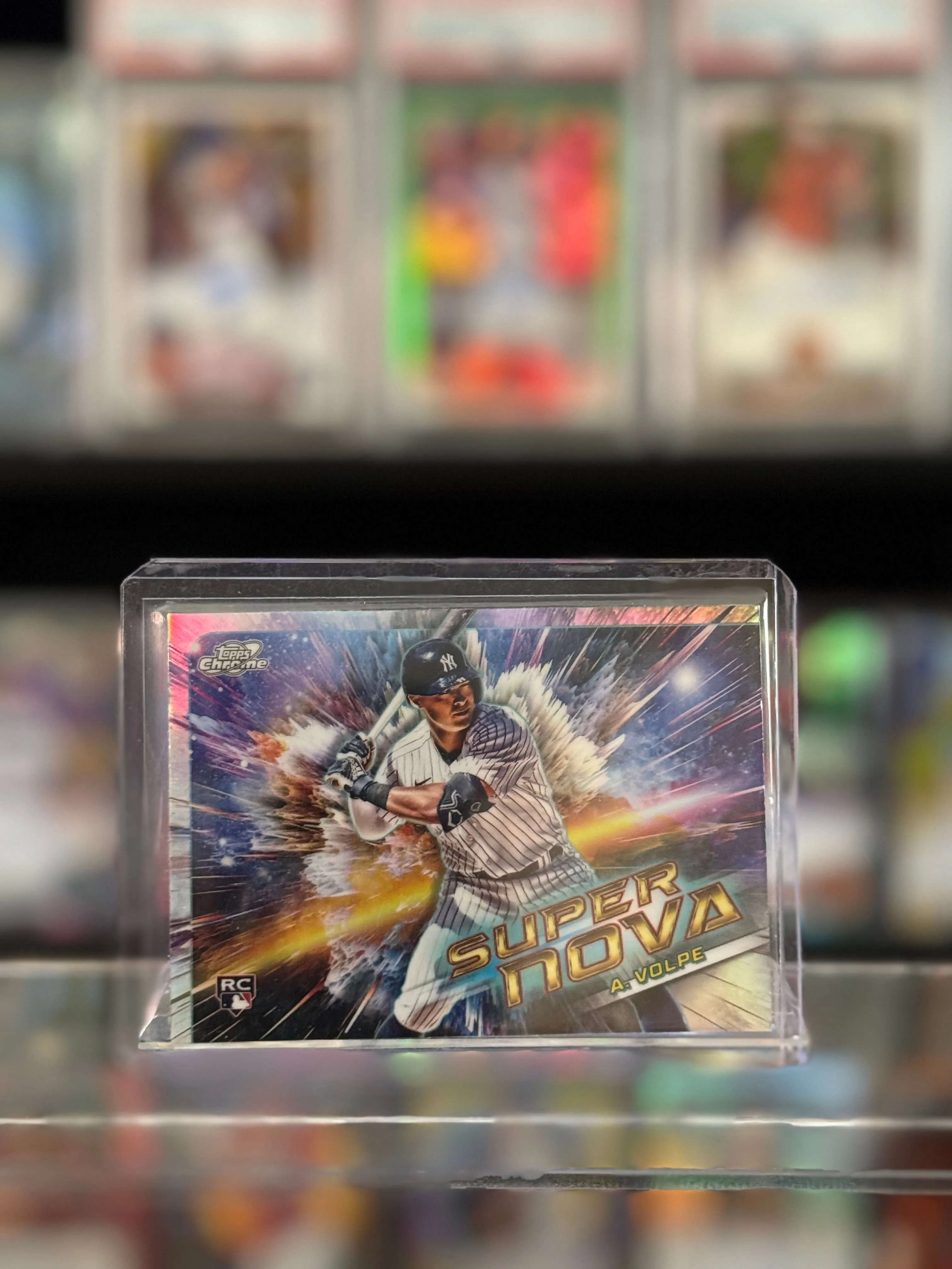 Product image for 2023 Topps Cosmic Chrome Anthony Volpe Supernova