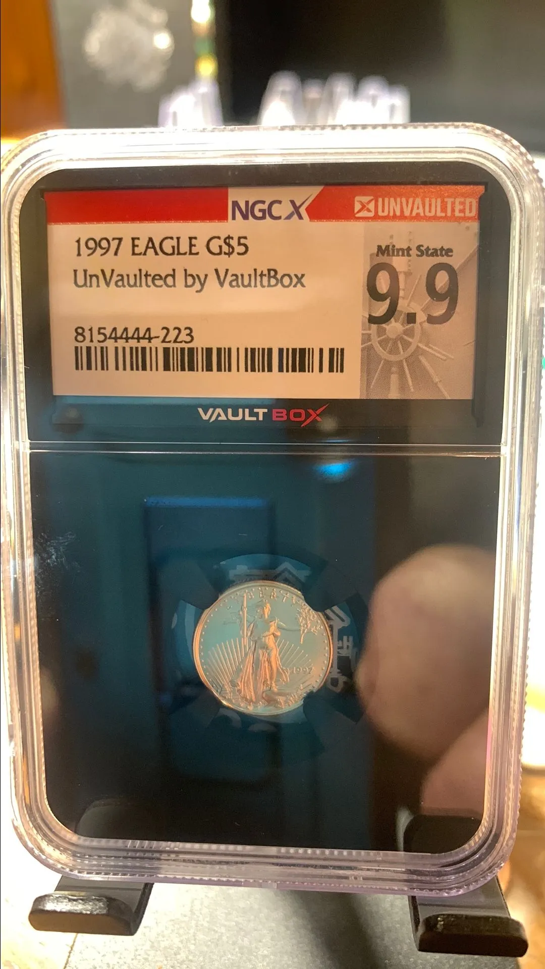 Product image for 1997 eagle gold $5