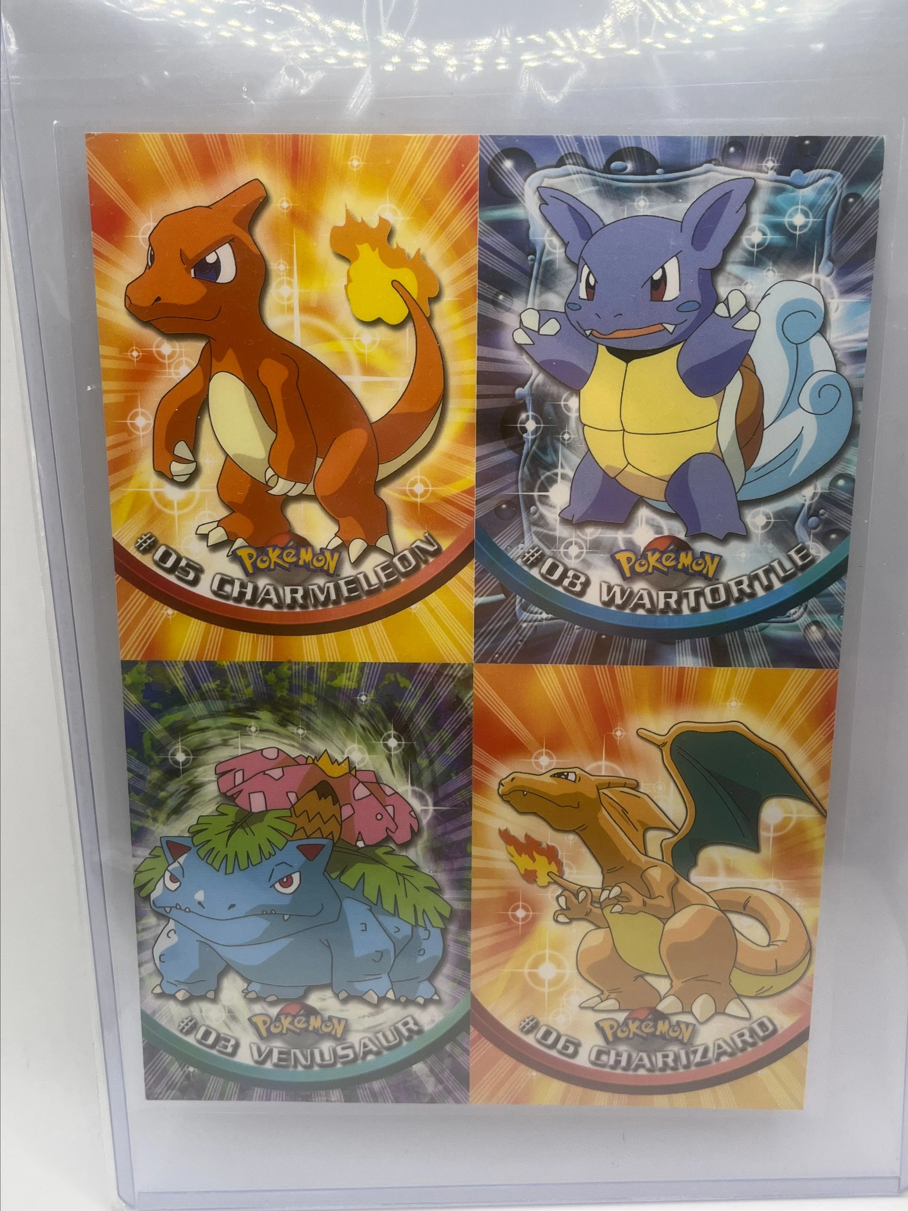 Product image for Uncut Sheet Topps UK Version With Charizard