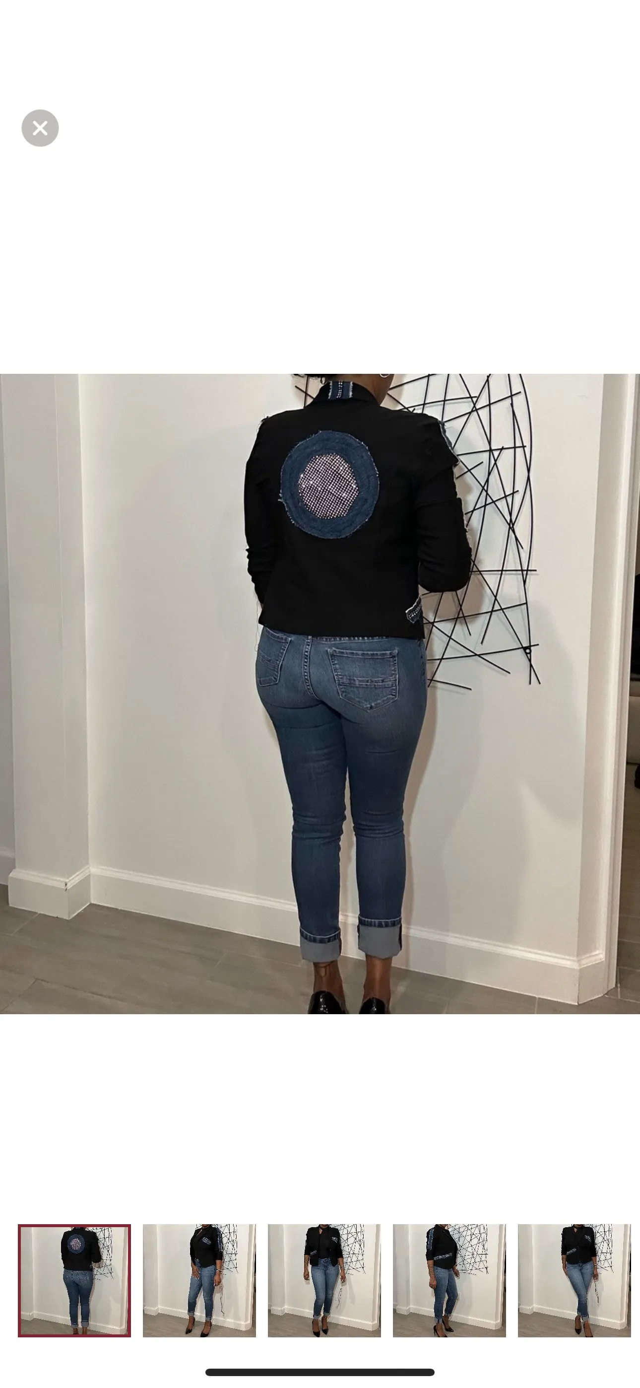 Product image for SOLD! Custom jeans jacket