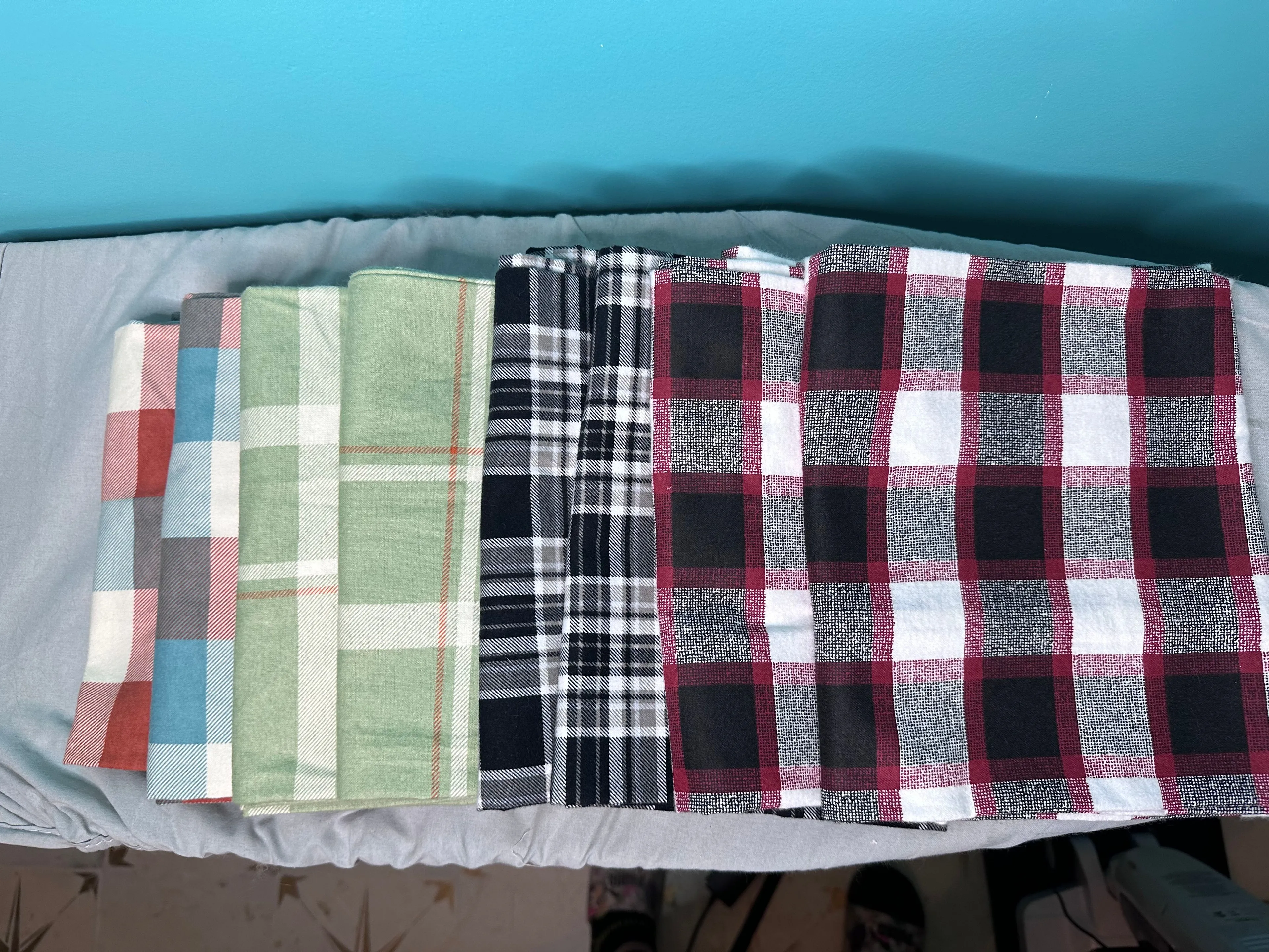 Product image for Handmade flannel infinity scarf