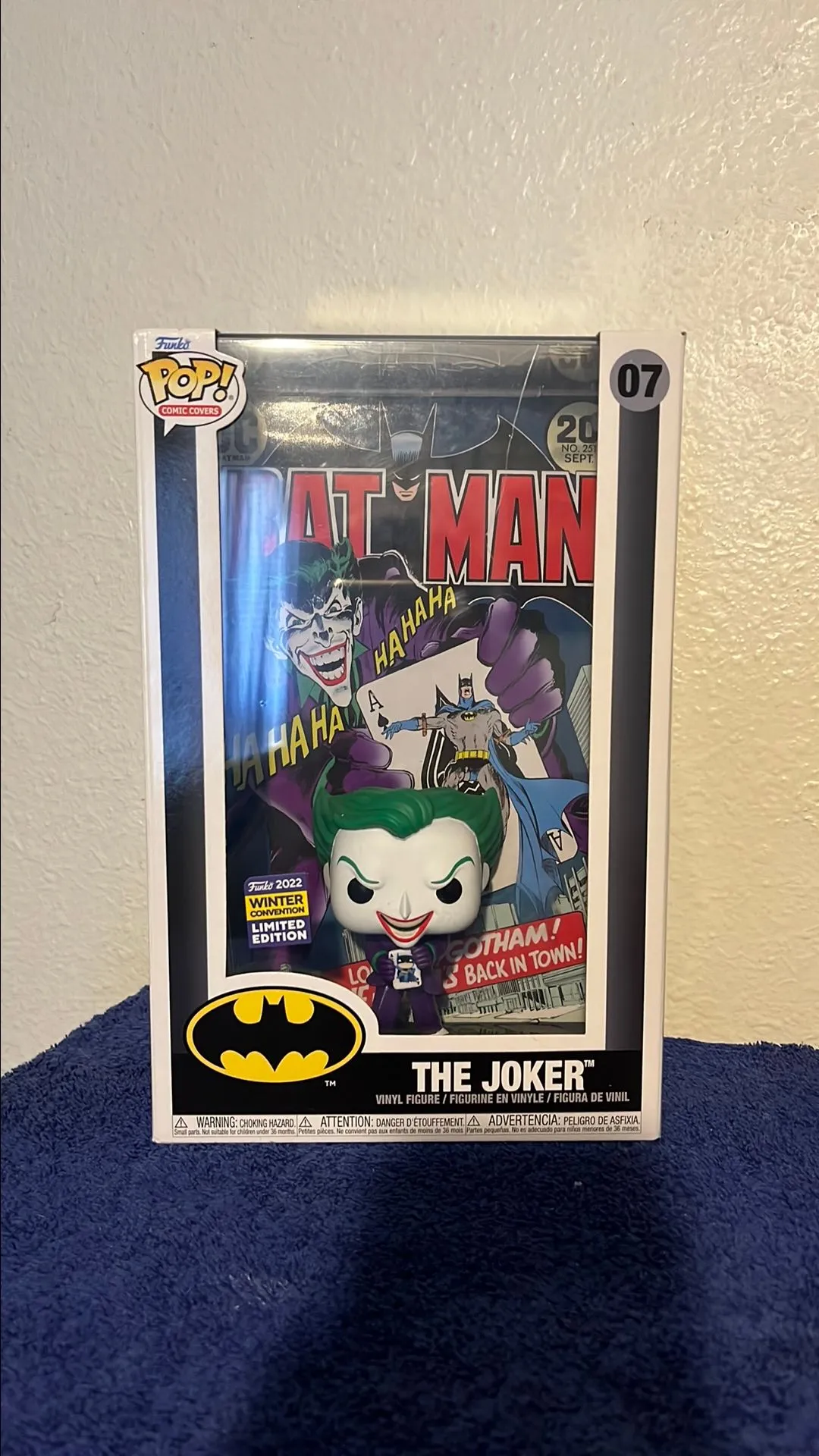 Product image for The Joker comic cover funko pop