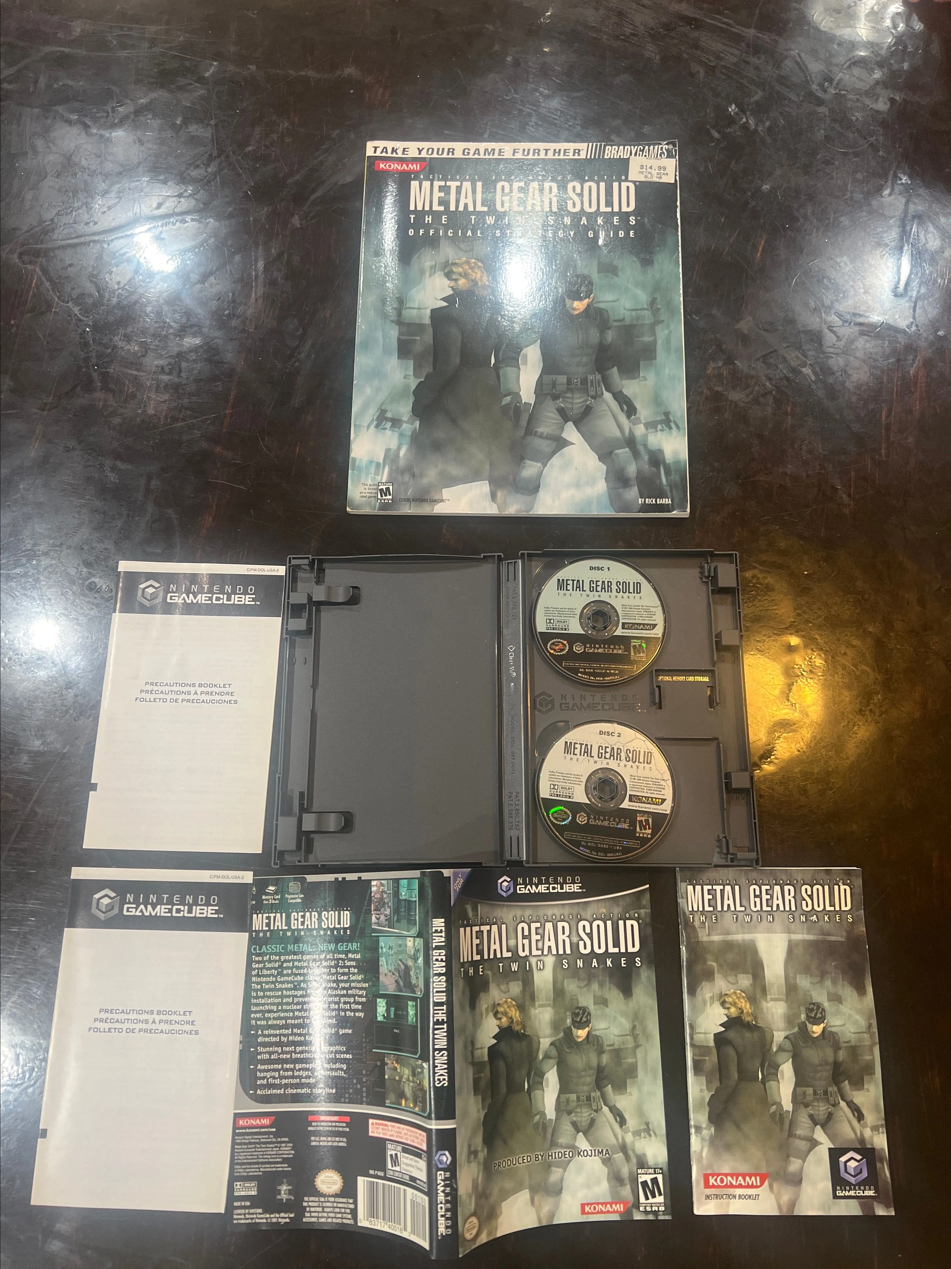 Product image for Metal Gear Solid Nintendo Game Cube cib+ guide