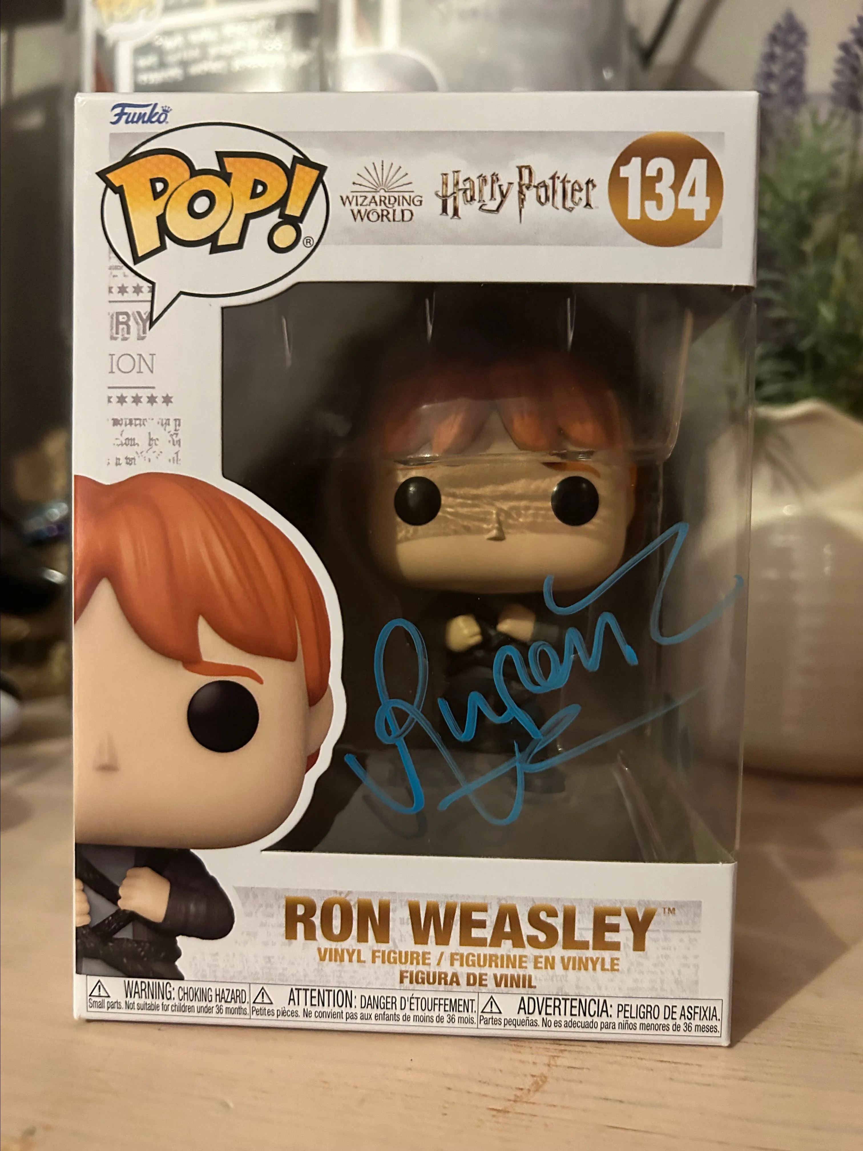 Product image for Rupert Grint Signed Ron Weasley Harry Potter SWAU