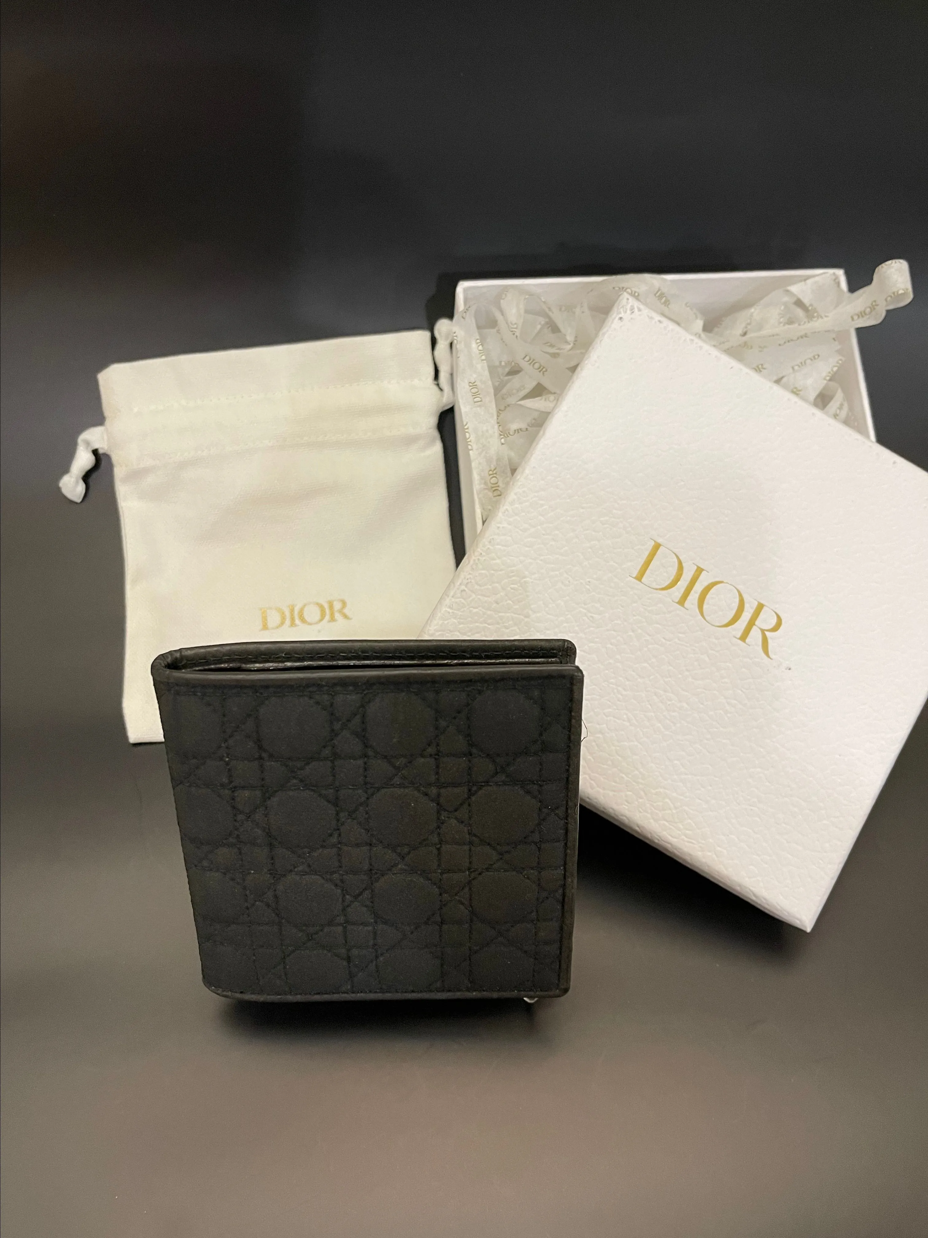 Product image for 🔥FULL INCLUSION  w/COA 🔥 Christian Dior Quilted Fabric Wallet