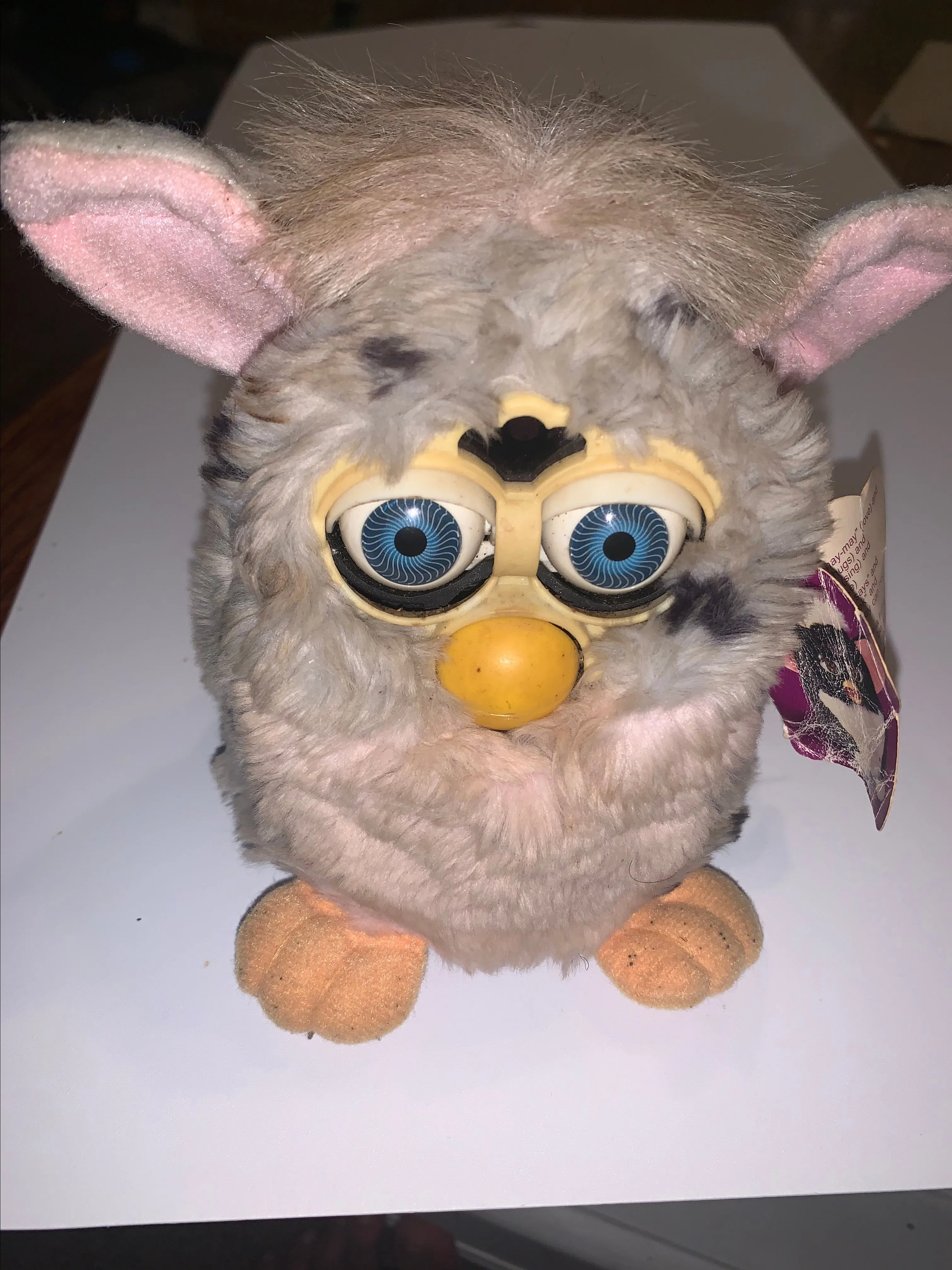 Product image for Vintage Grey Leopard Furby