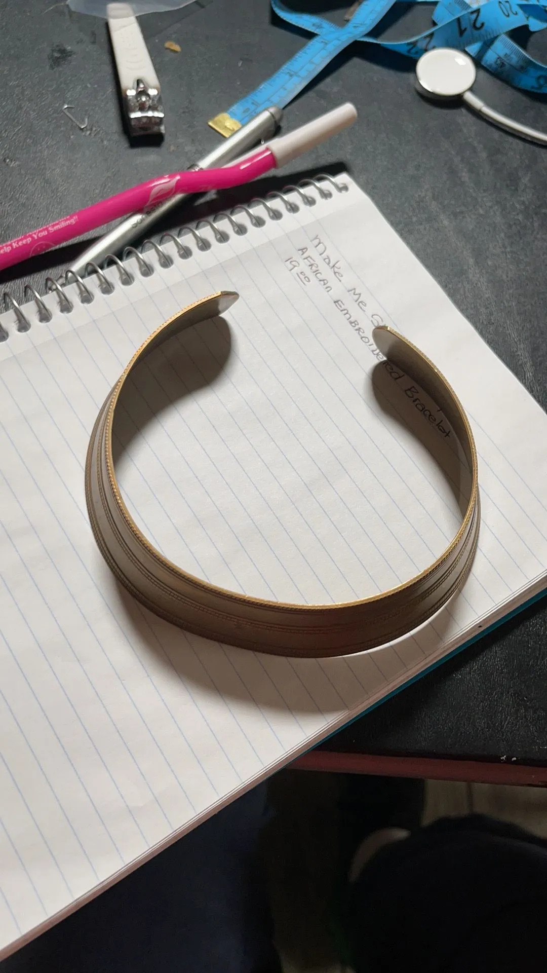 Product image for Brass African Tribal Collar