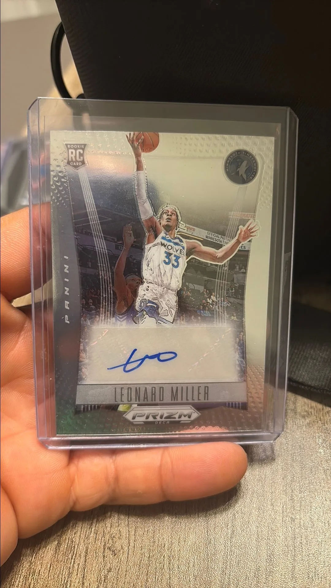 Product image for Leonard Miller Prizm Deca Rookie Auto