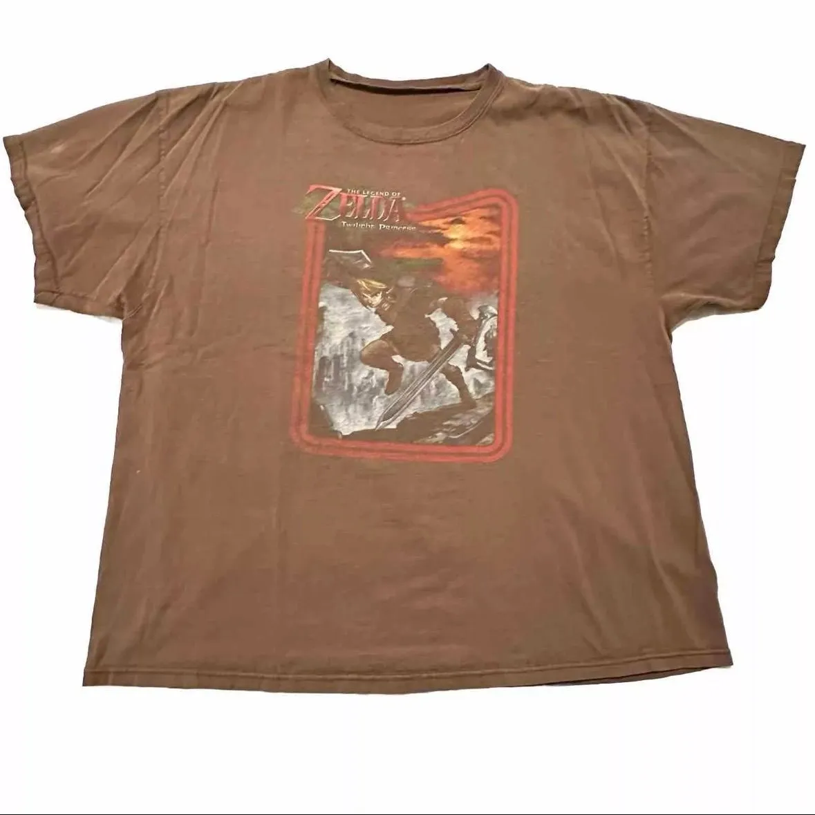 Product image for Vtg 2000s The Legend of Zelda Twilight Princess Nintendo Promo T-Shirt Size 2XL - 25.5”x28”