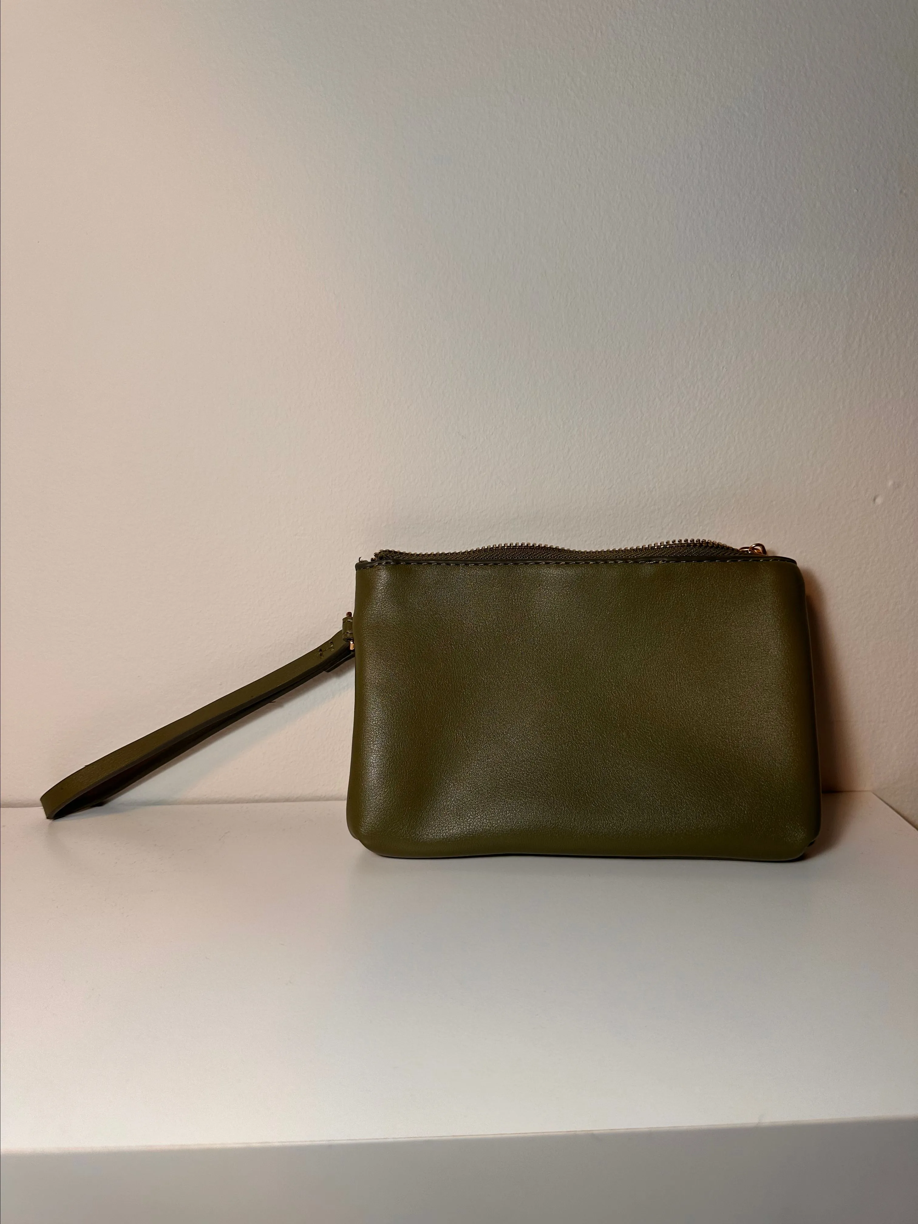 Product image for Olive Green Pocket Clutch