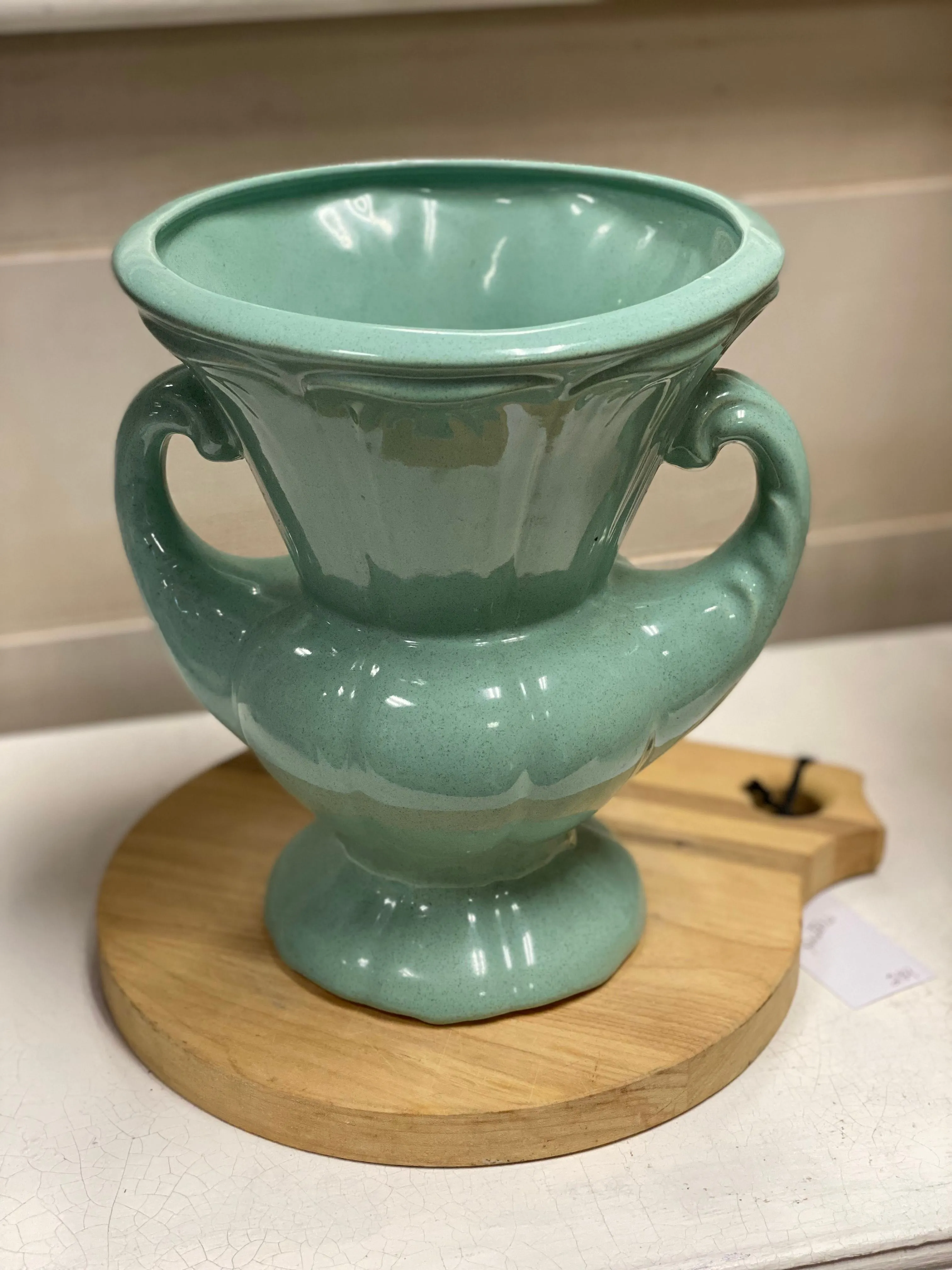 Product image for American Pottery Sea foam  Green URN