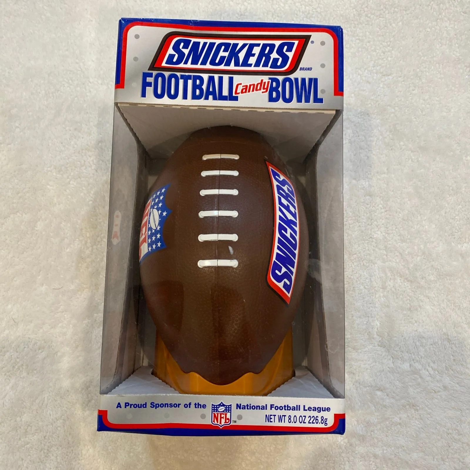 Snickers Football Candy Bowl NFL Collectable 2005 Plastic Football