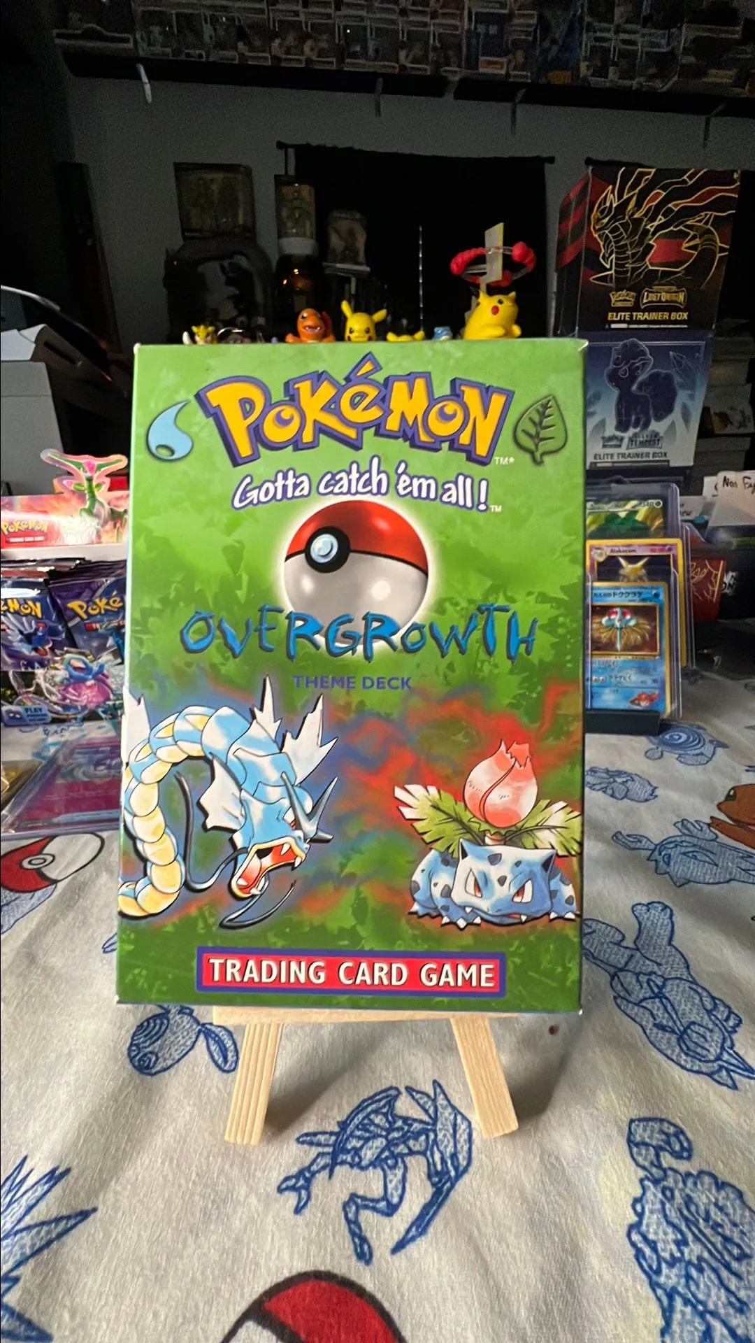 Product image for Pokémon Base Set Overgrowth Theme Deck Box NO CARDS