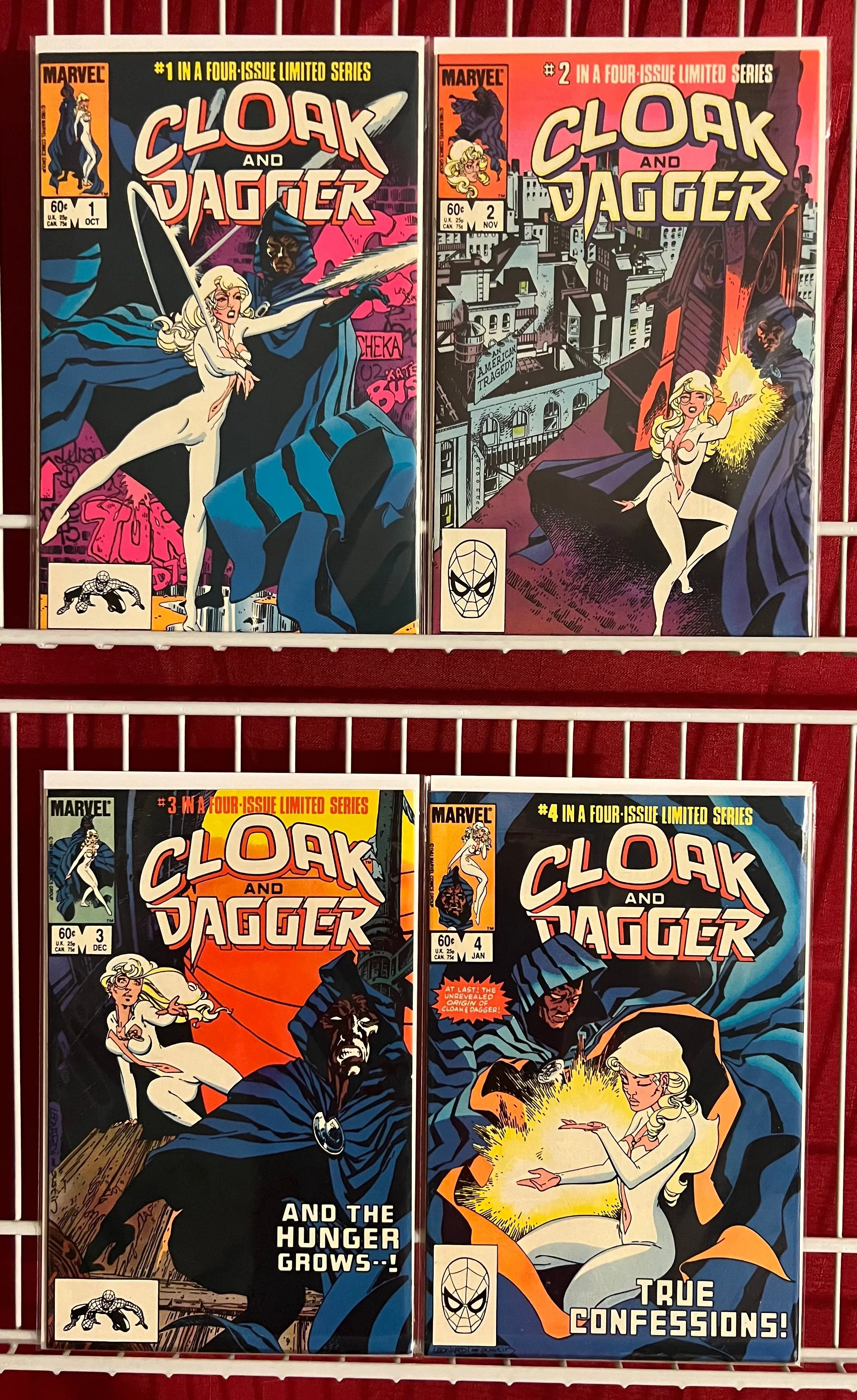 Product image for CLOAK AND DAGGER 1-4 COMPLETE SET 1983