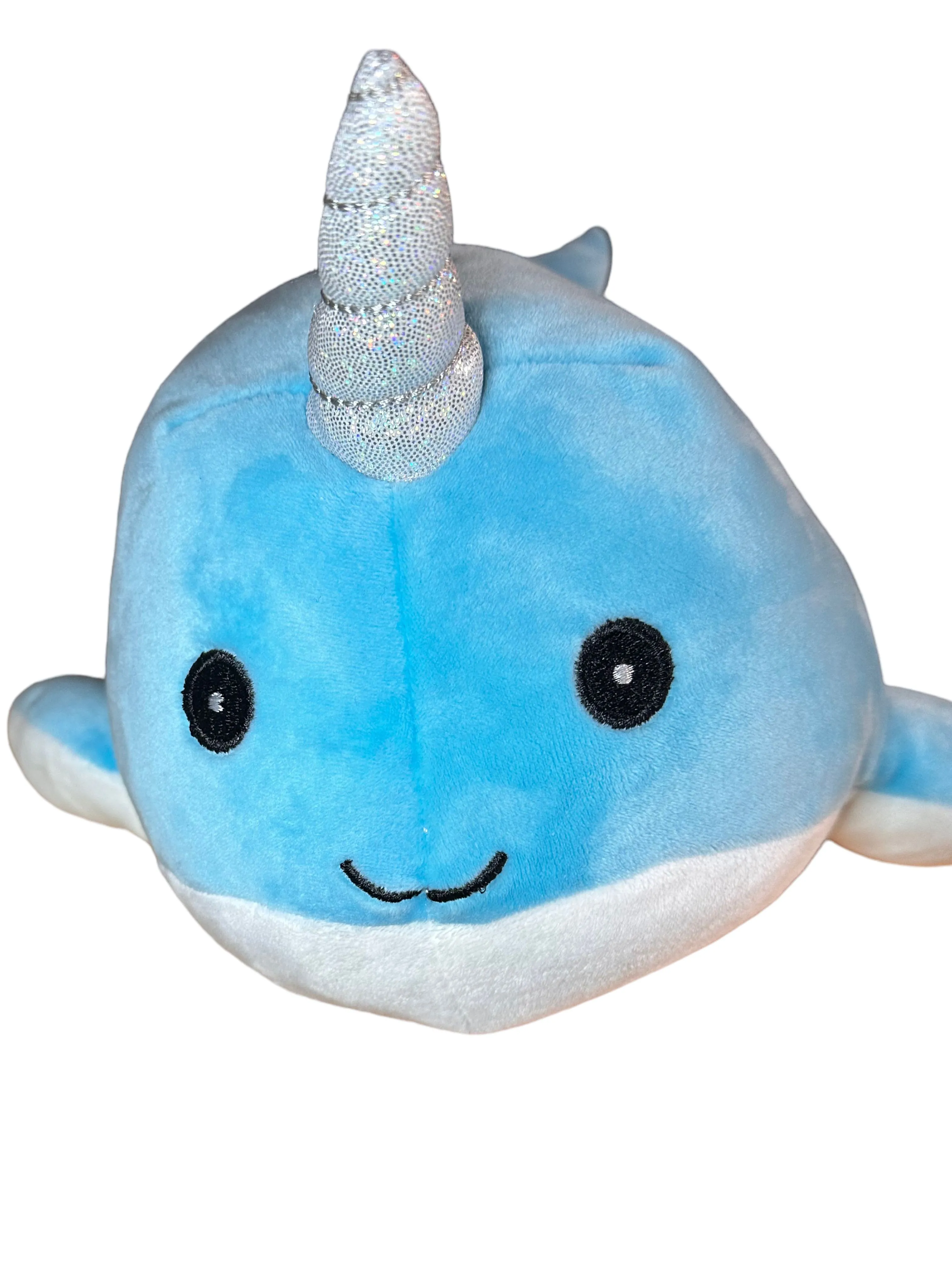 Product image for Squishmallow Blue Narwhal Whale Wally