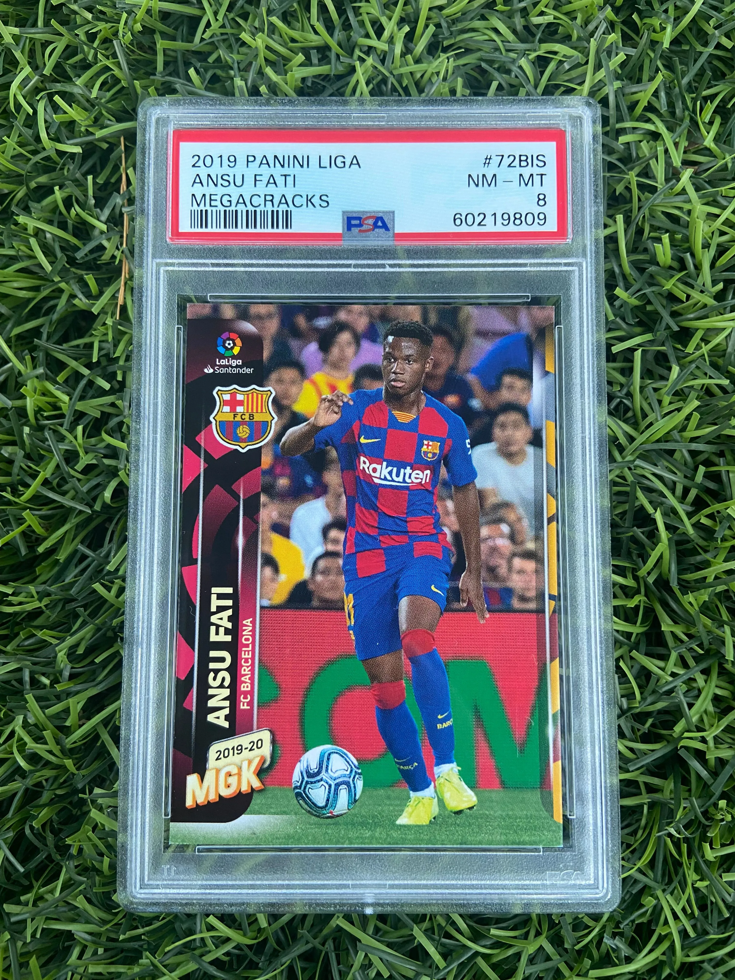 Product image for Ansu Fati Megacracks PSA 8